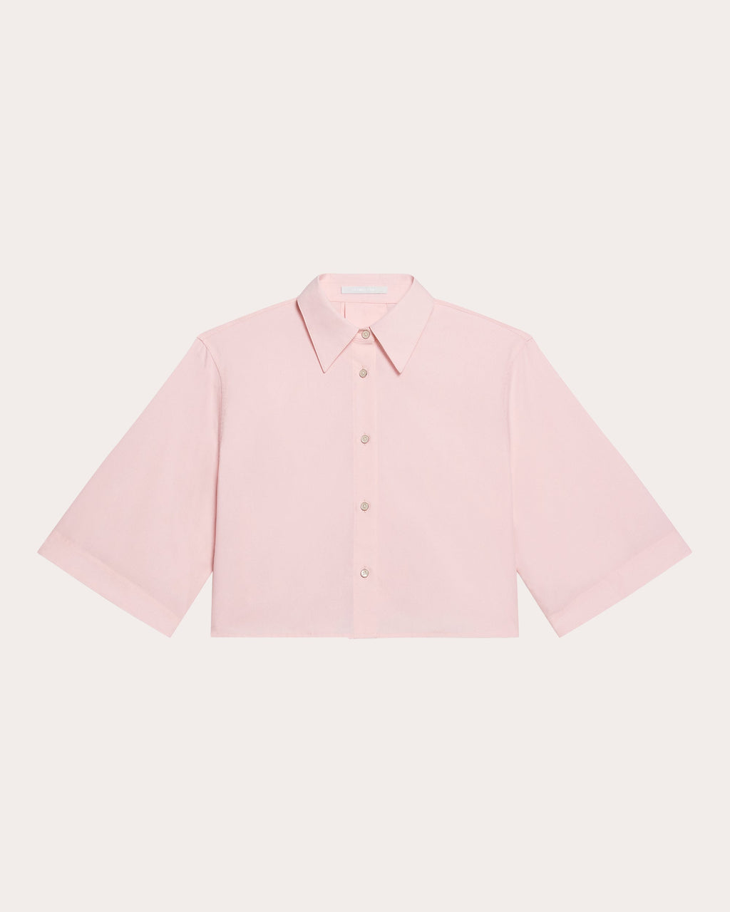 Poplin Cropped Trench Shirt