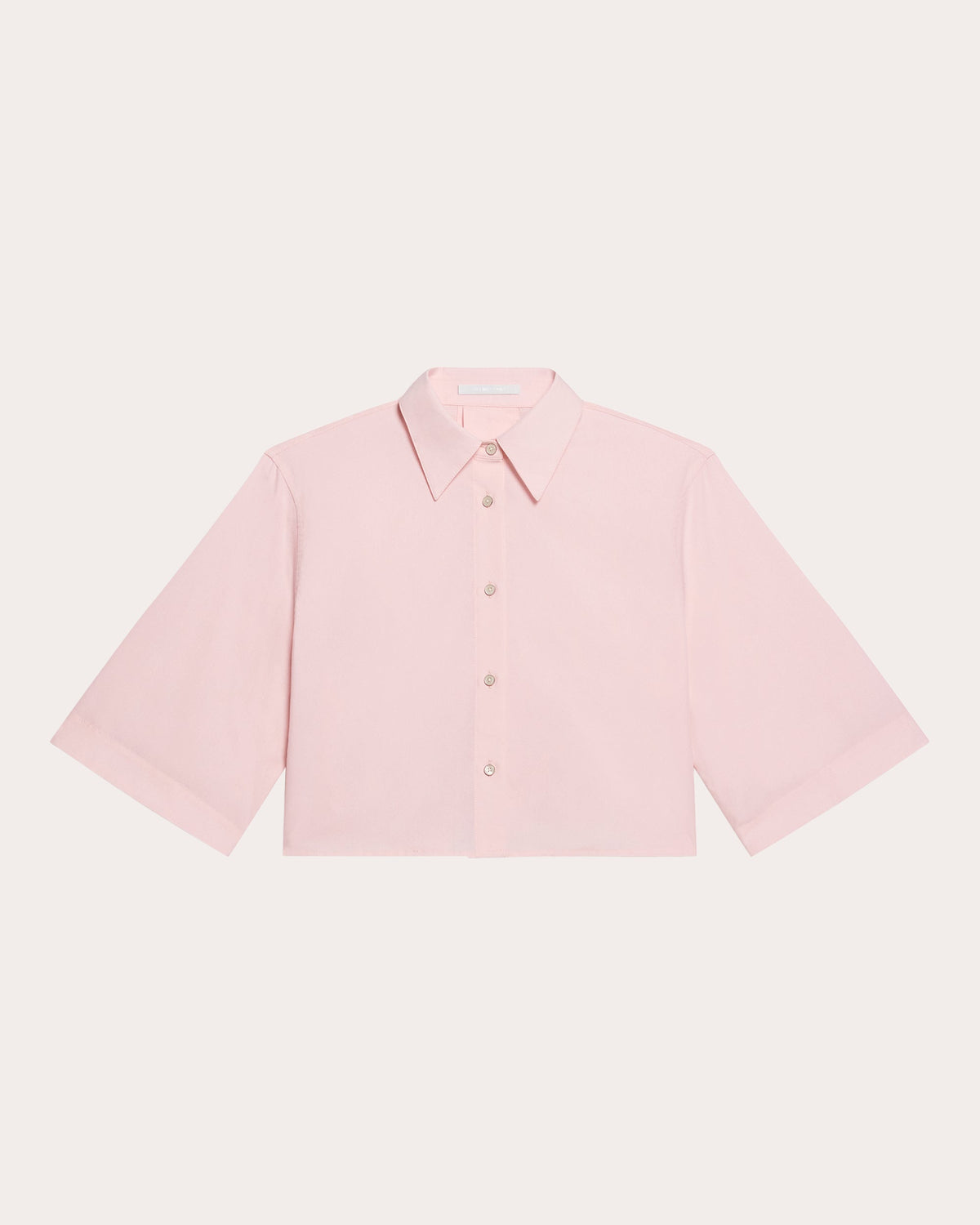 Poplin Cropped Trench Shirt