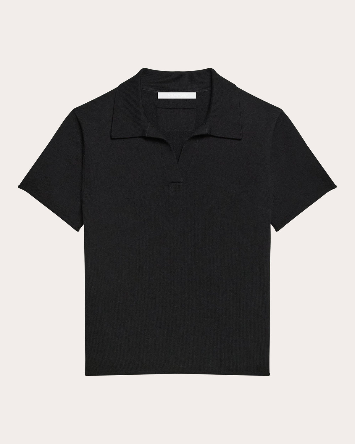 Cotton Knit Shrunken Polo