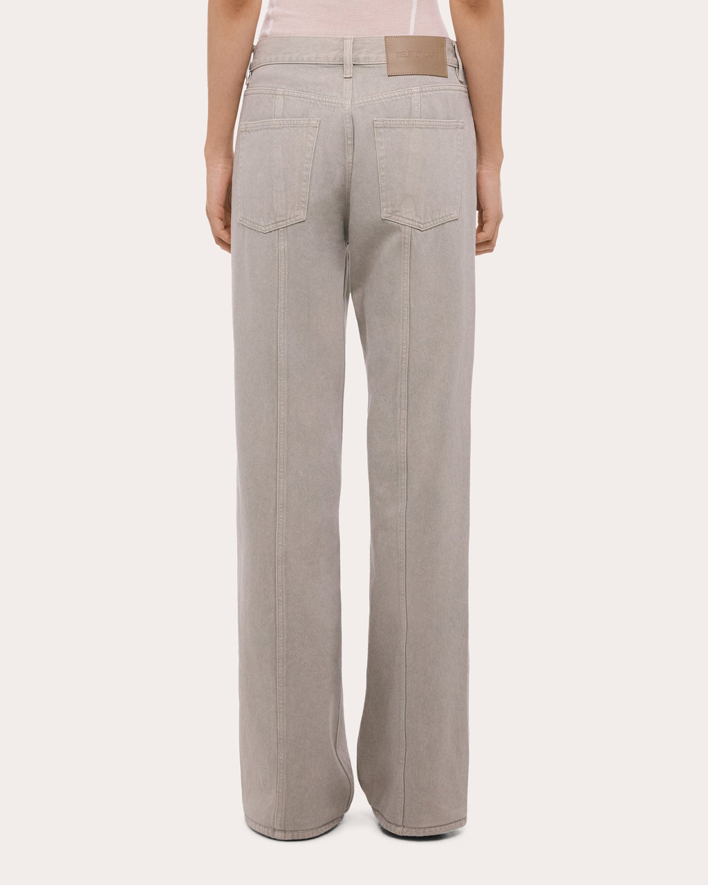 Seamed Straight-Leg Wardrobe Jeans