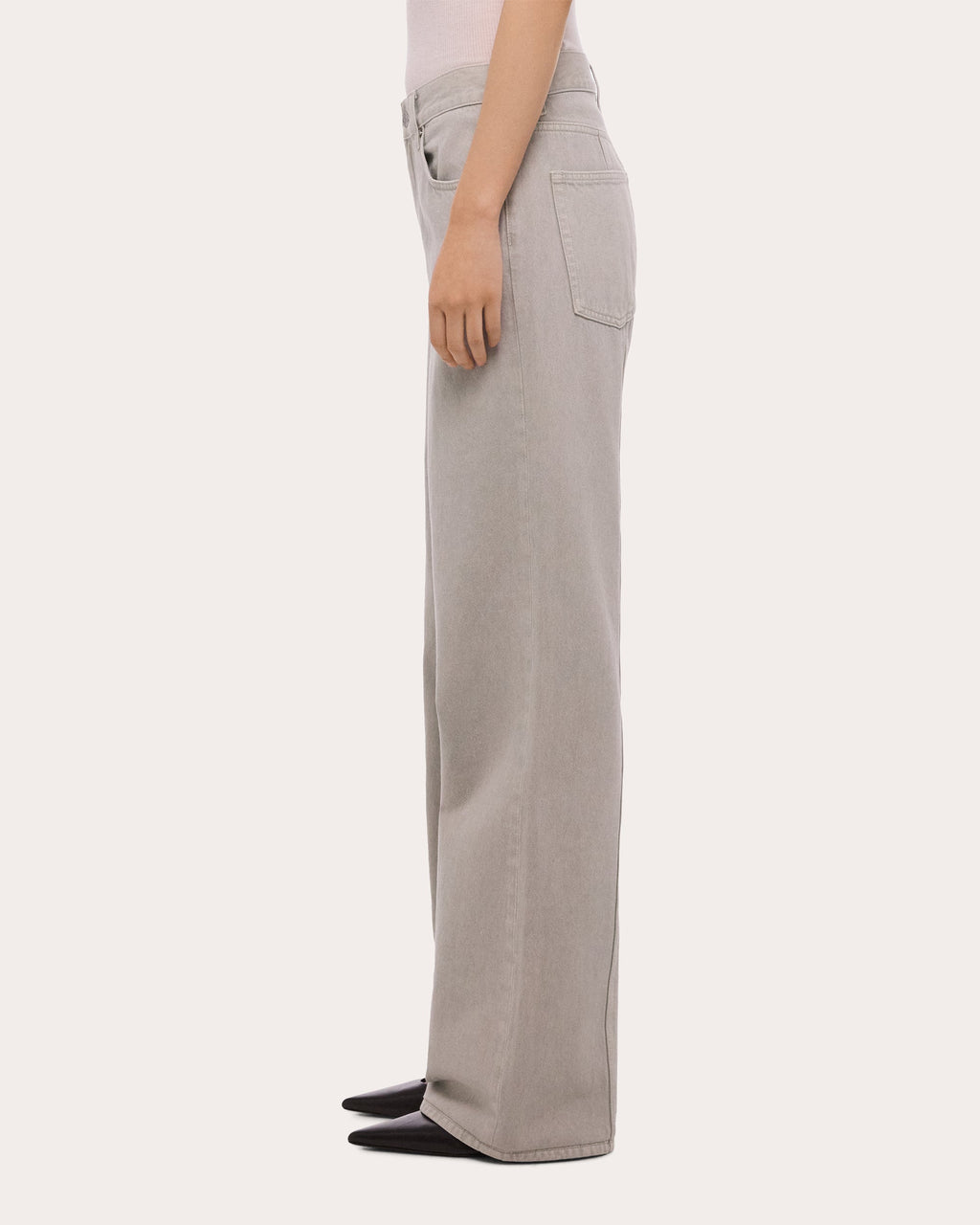 Seamed Straight-Leg Wardrobe Jeans