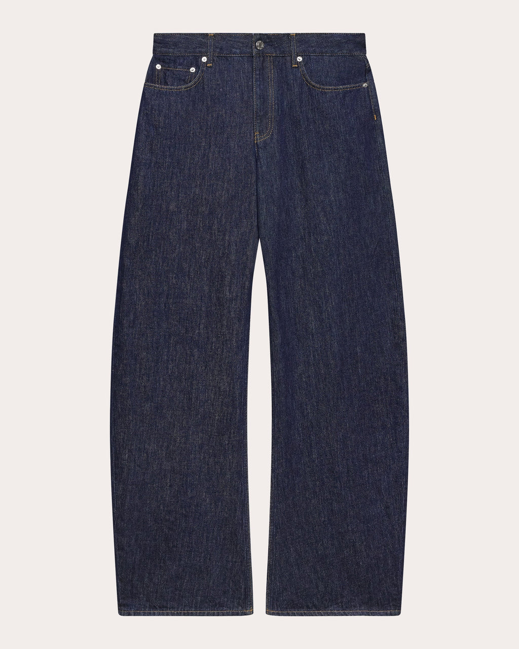 Mid-Rise Saddle Jeans