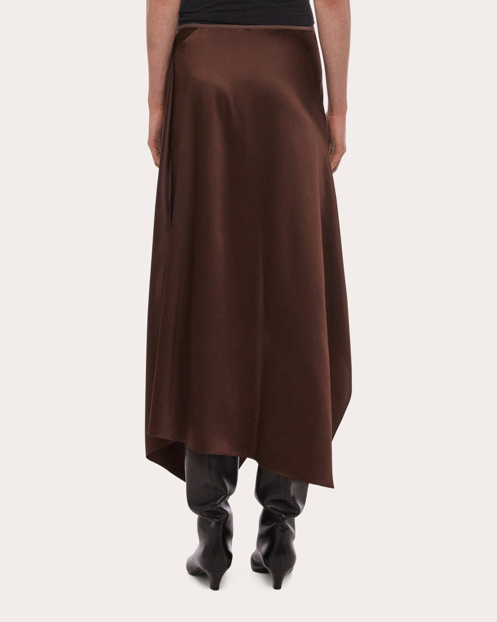 Silk Handkerchief Slip Skirt