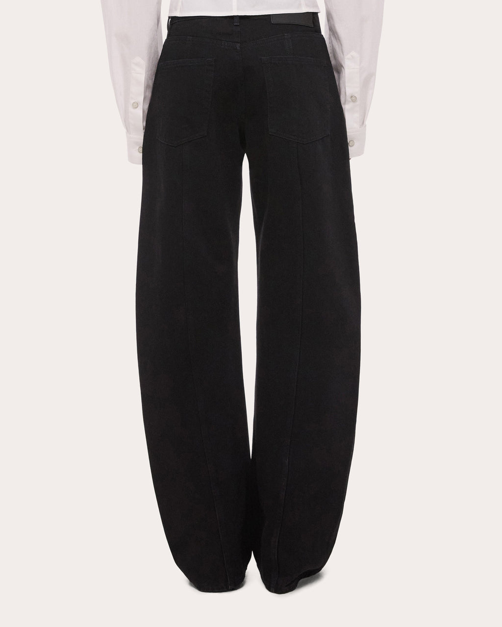 Mid-Rise Saddle Jeans