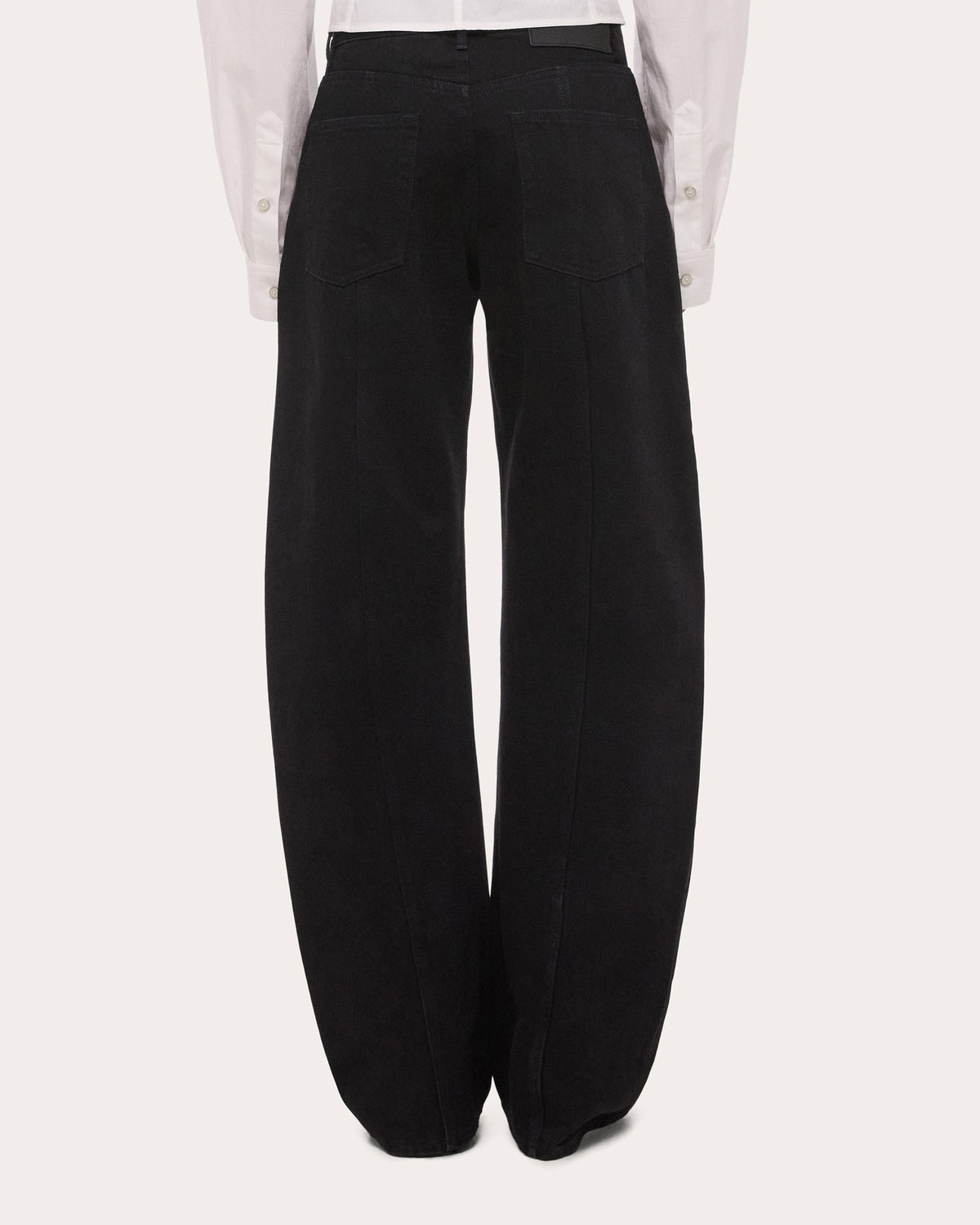 Mid-Rise Saddle Jeans