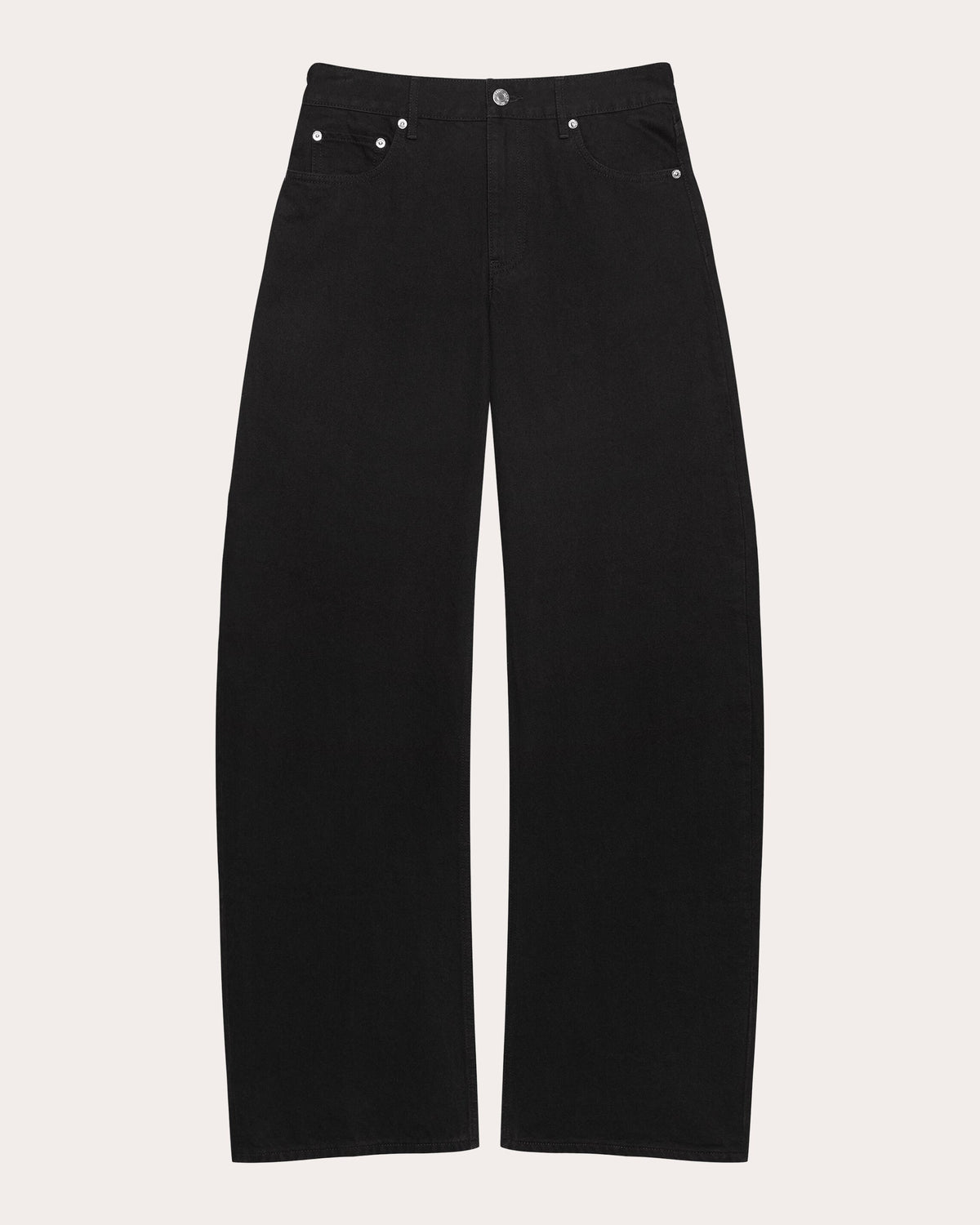 Mid-Rise Saddle Jeans
