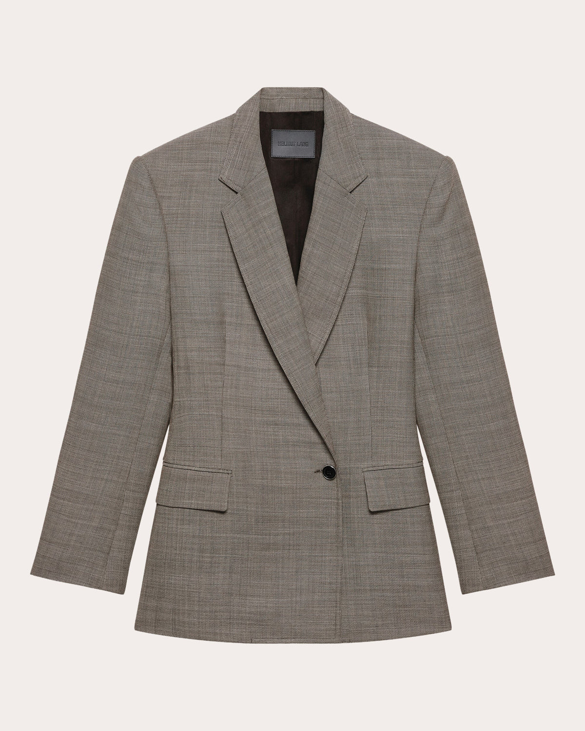 Sculptural Wool-Blend Blazer