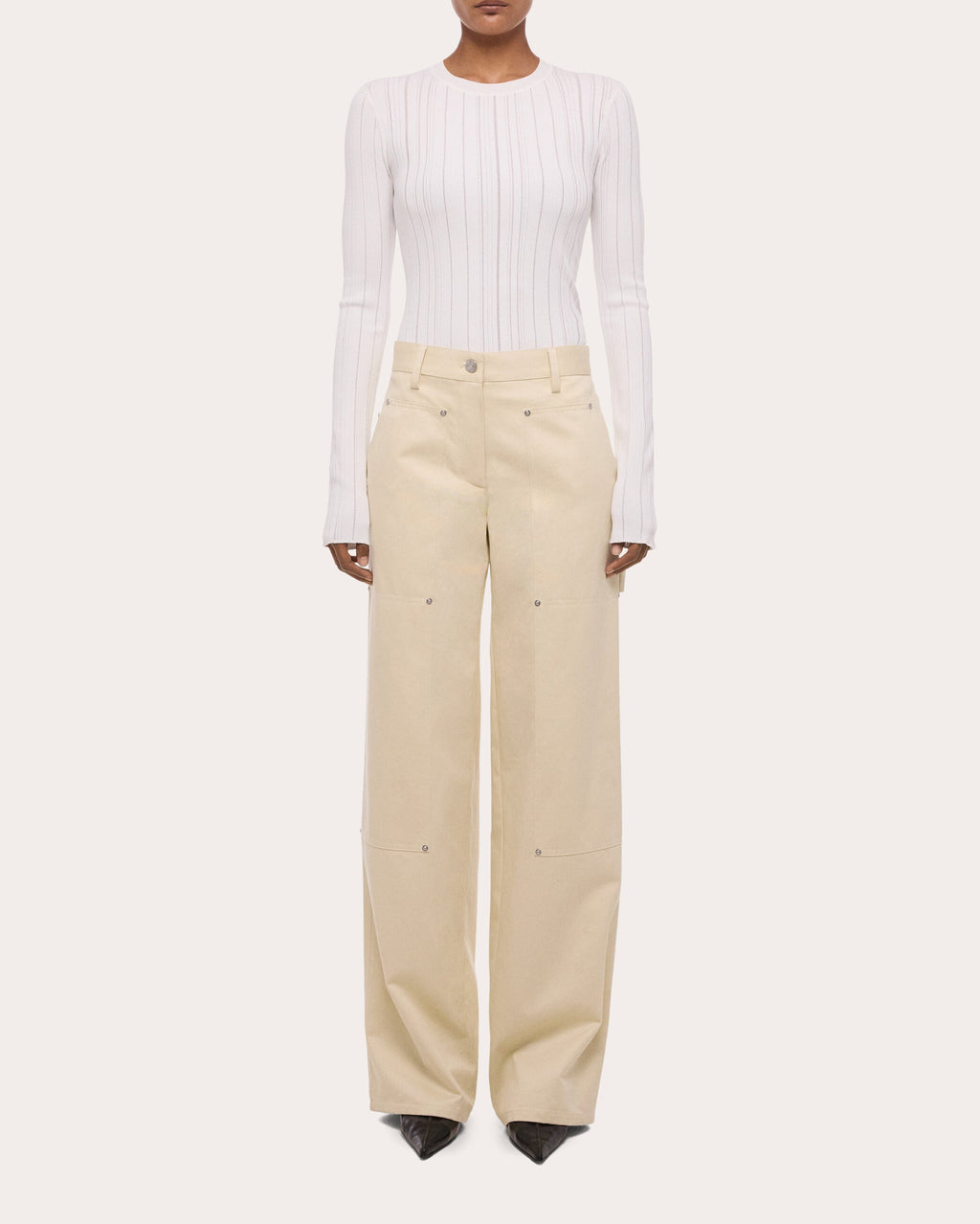 Chino Twill Rivet Carpenter Pants