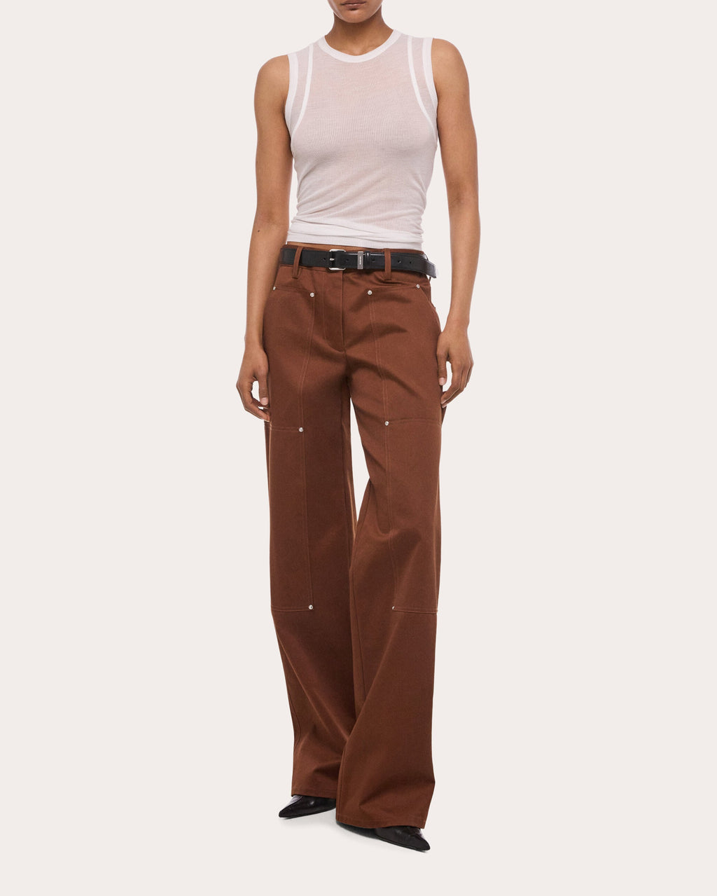Chino Twill Rivet Carpenter Pants