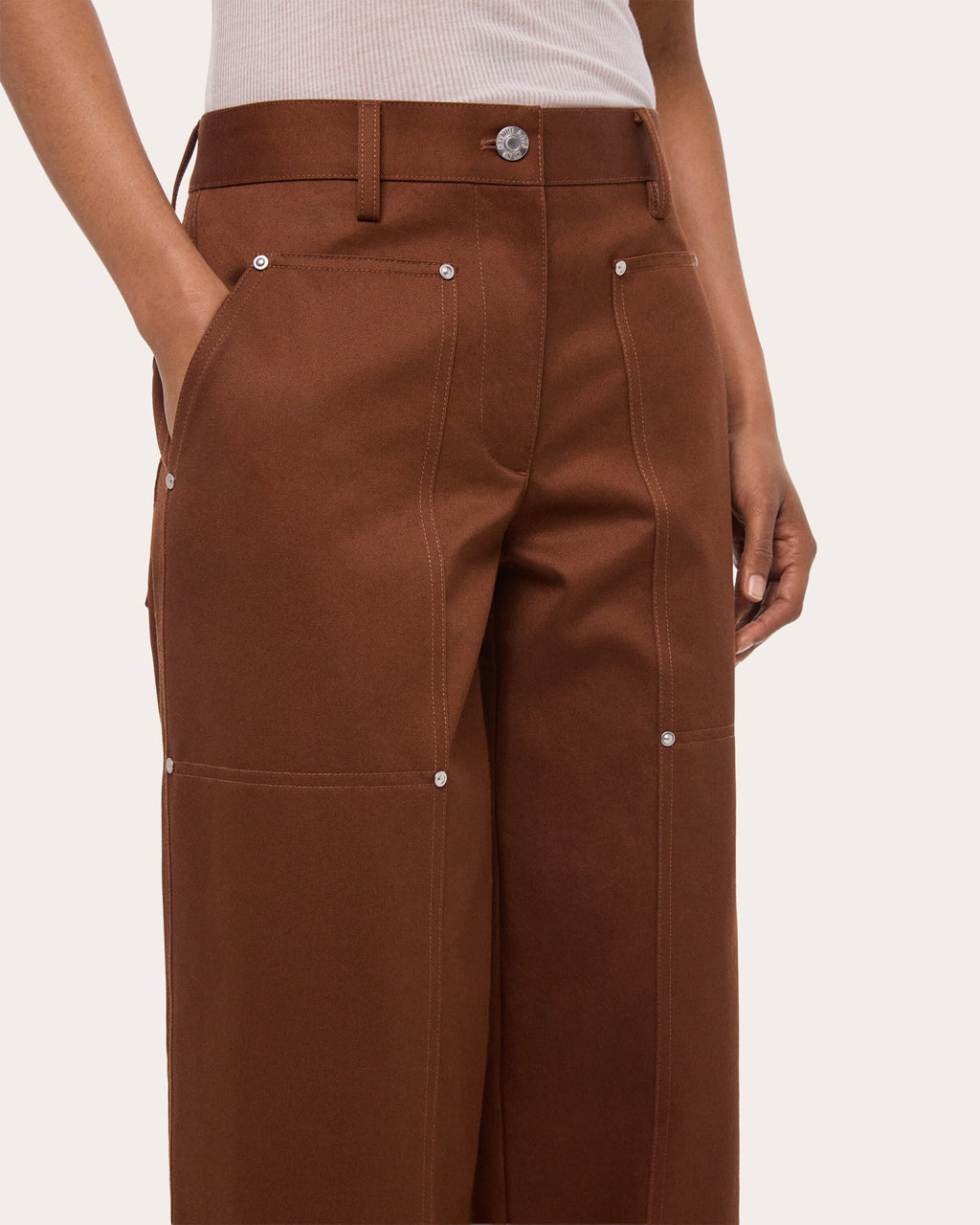 Chino Twill Rivet Carpenter Pants