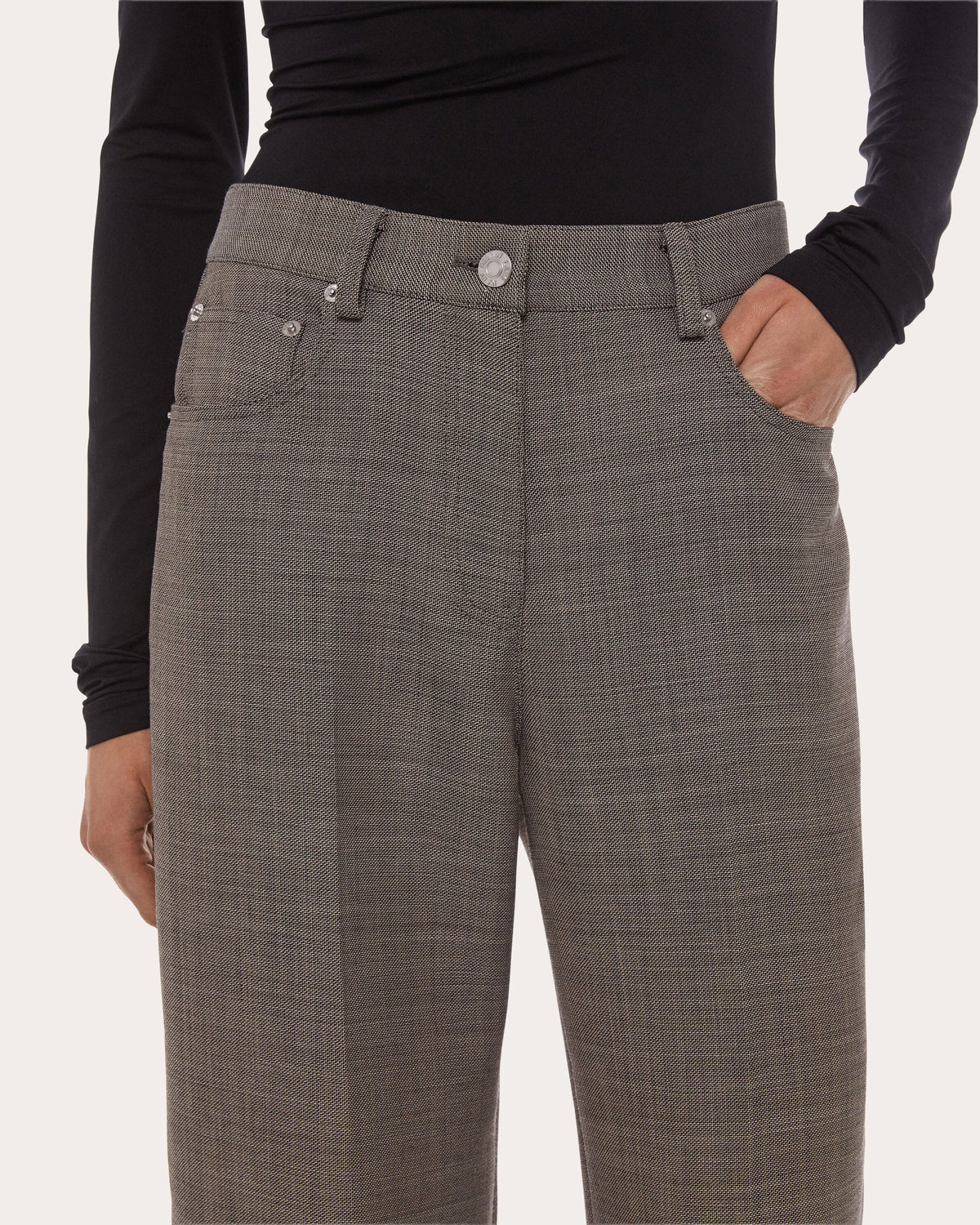 Relaxed Bootcut Trousers