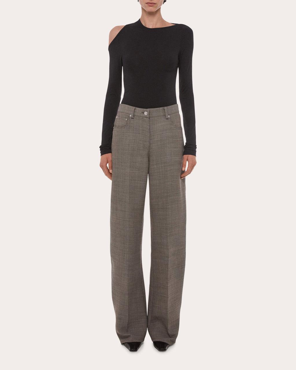 Relaxed Bootcut Trousers
