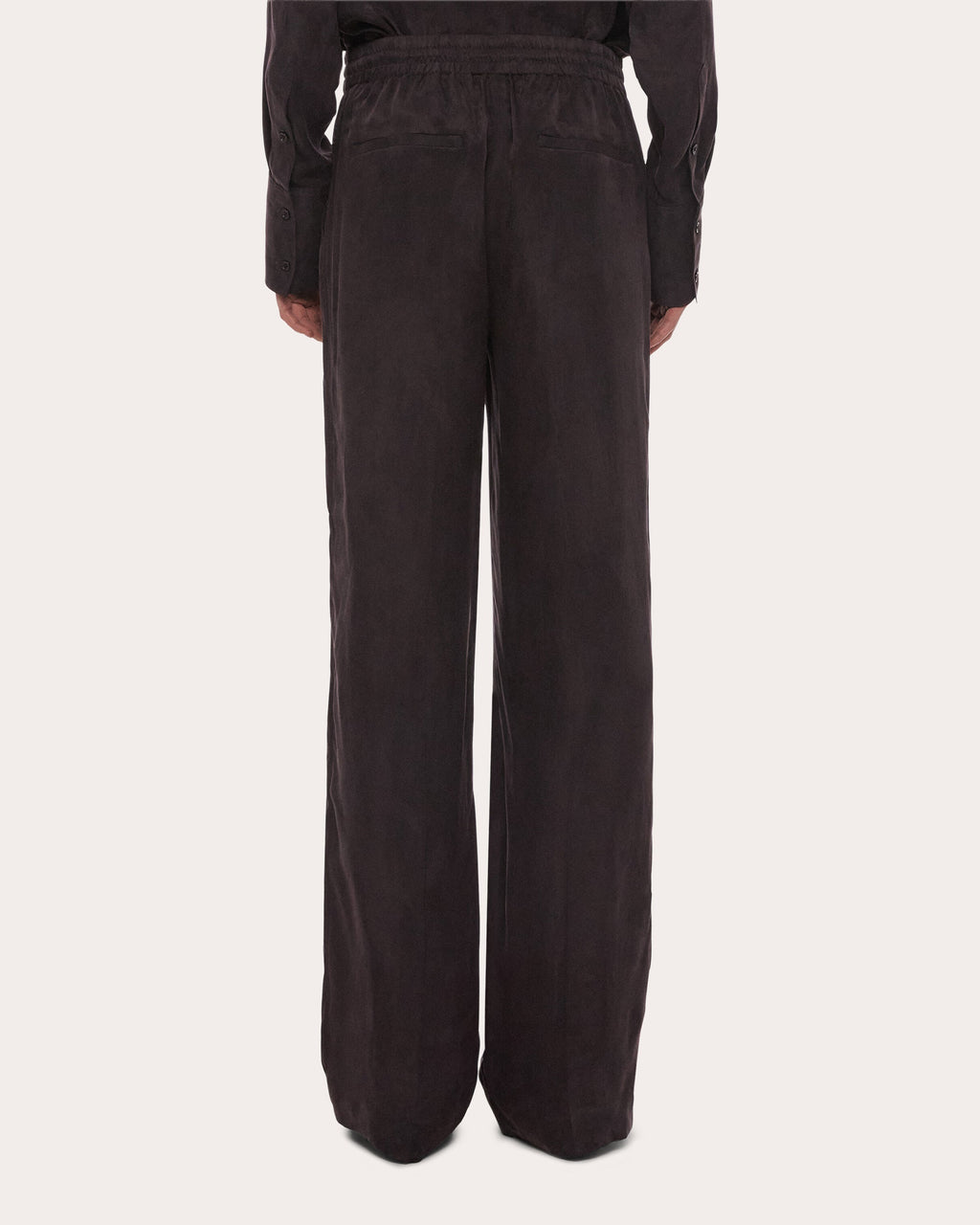 Fluid Microsuede Pull-On Pants