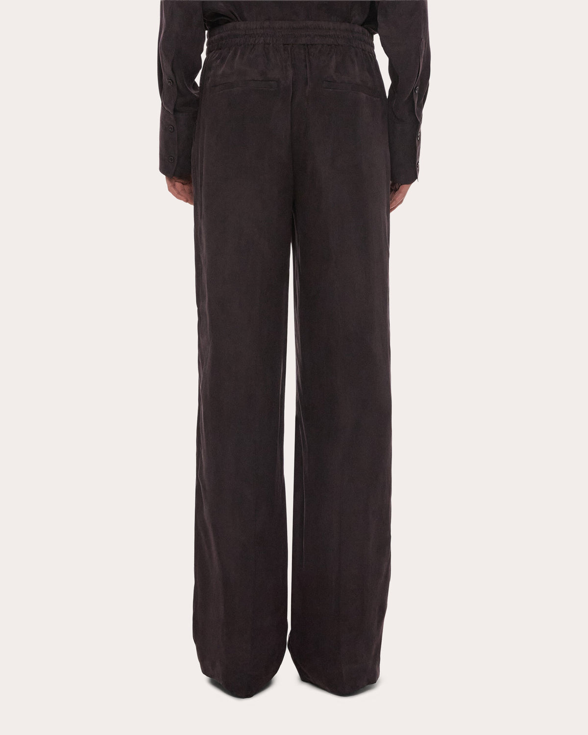 Fluid Microsuede Pull-On Pants