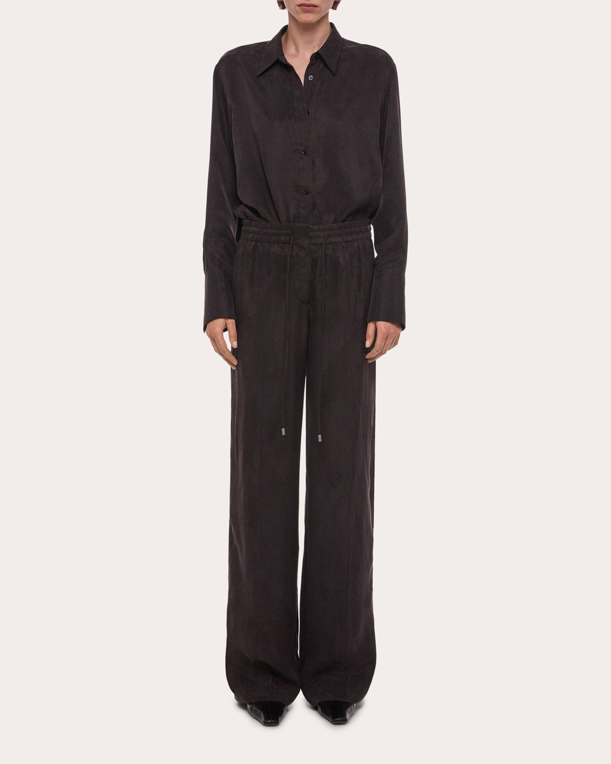 Fluid Microsuede Pull-On Pants