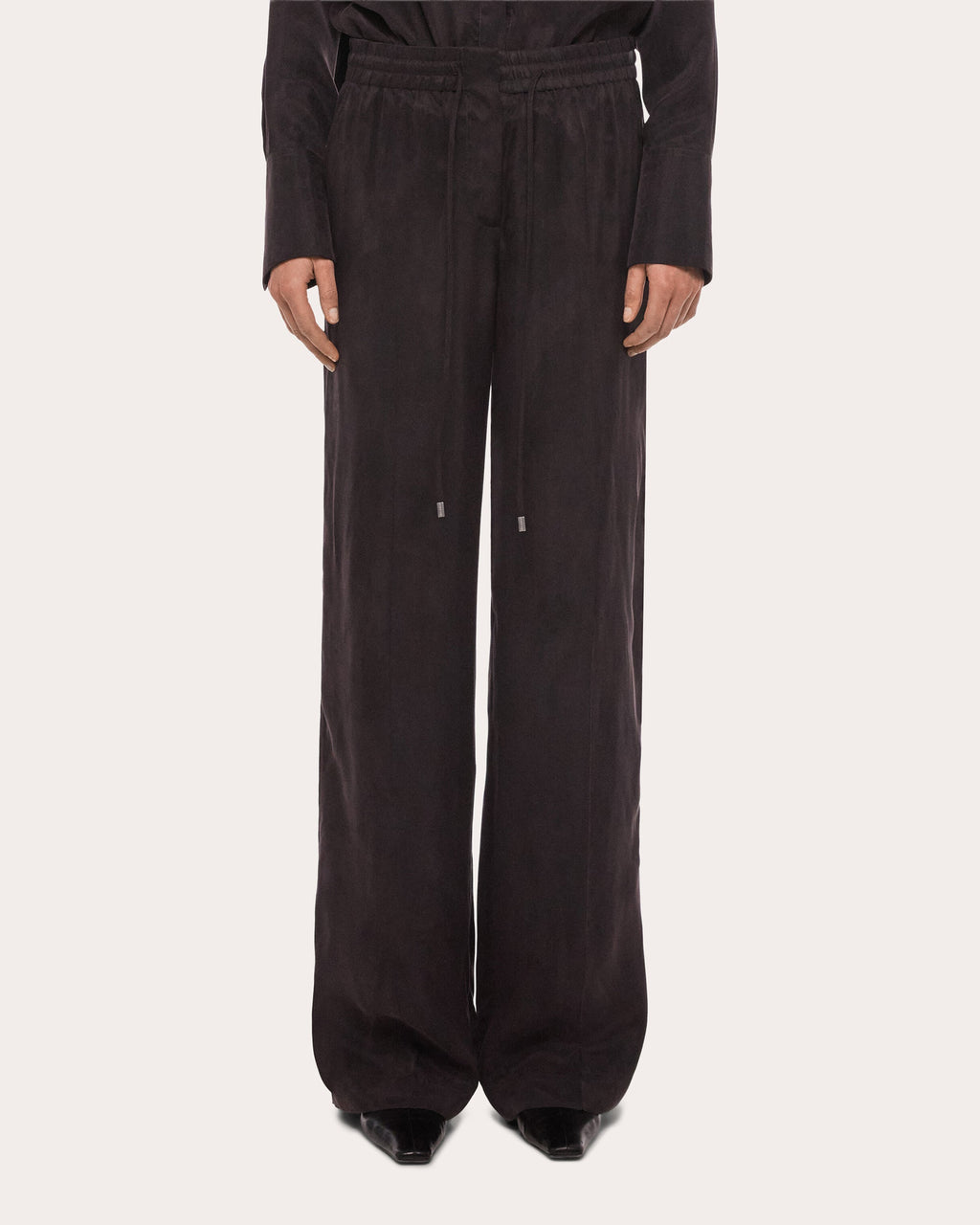 Fluid Microsuede Pull-On Pants