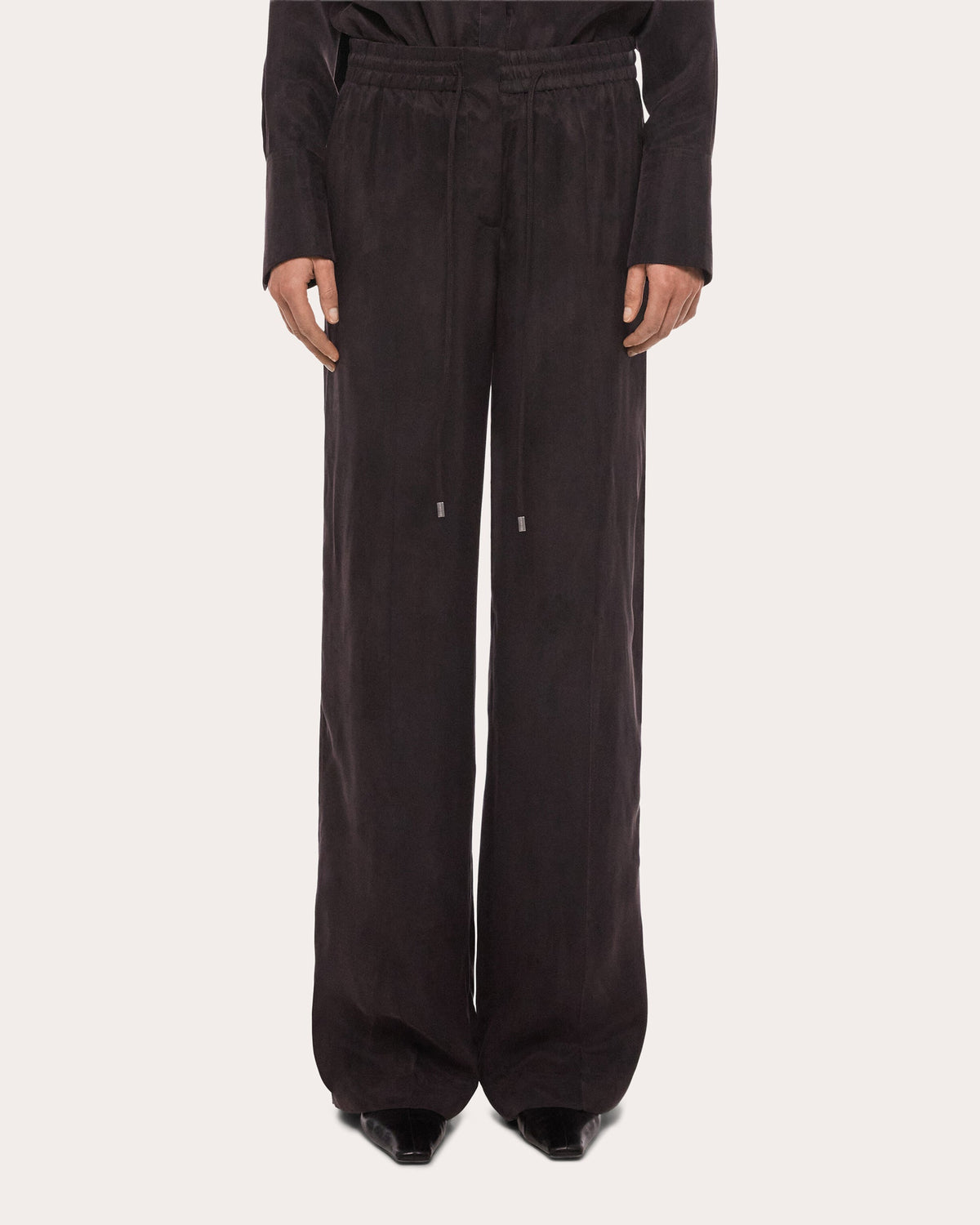 Fluid Microsuede Pull-On Pants