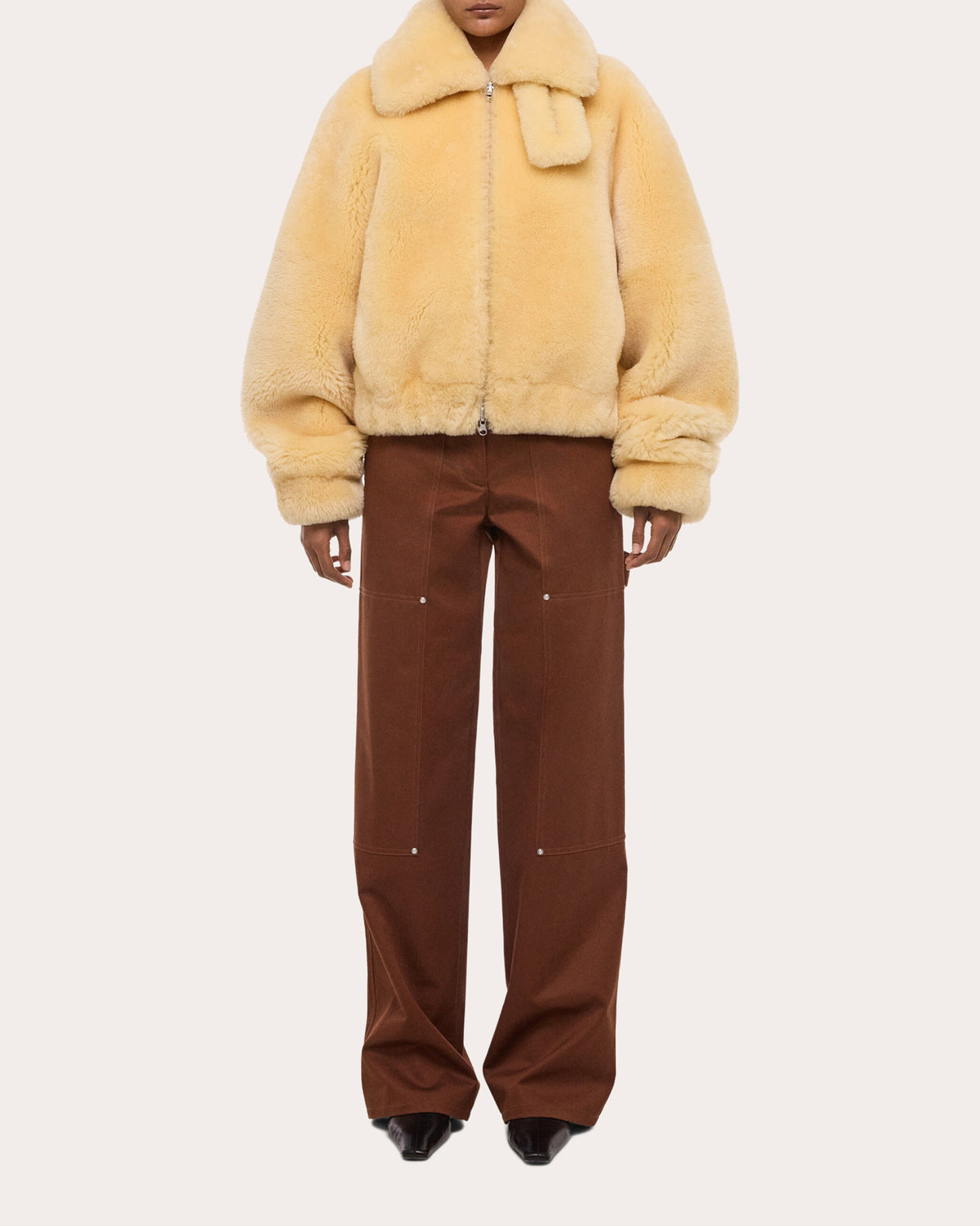 Shearling Bomber Jacket
