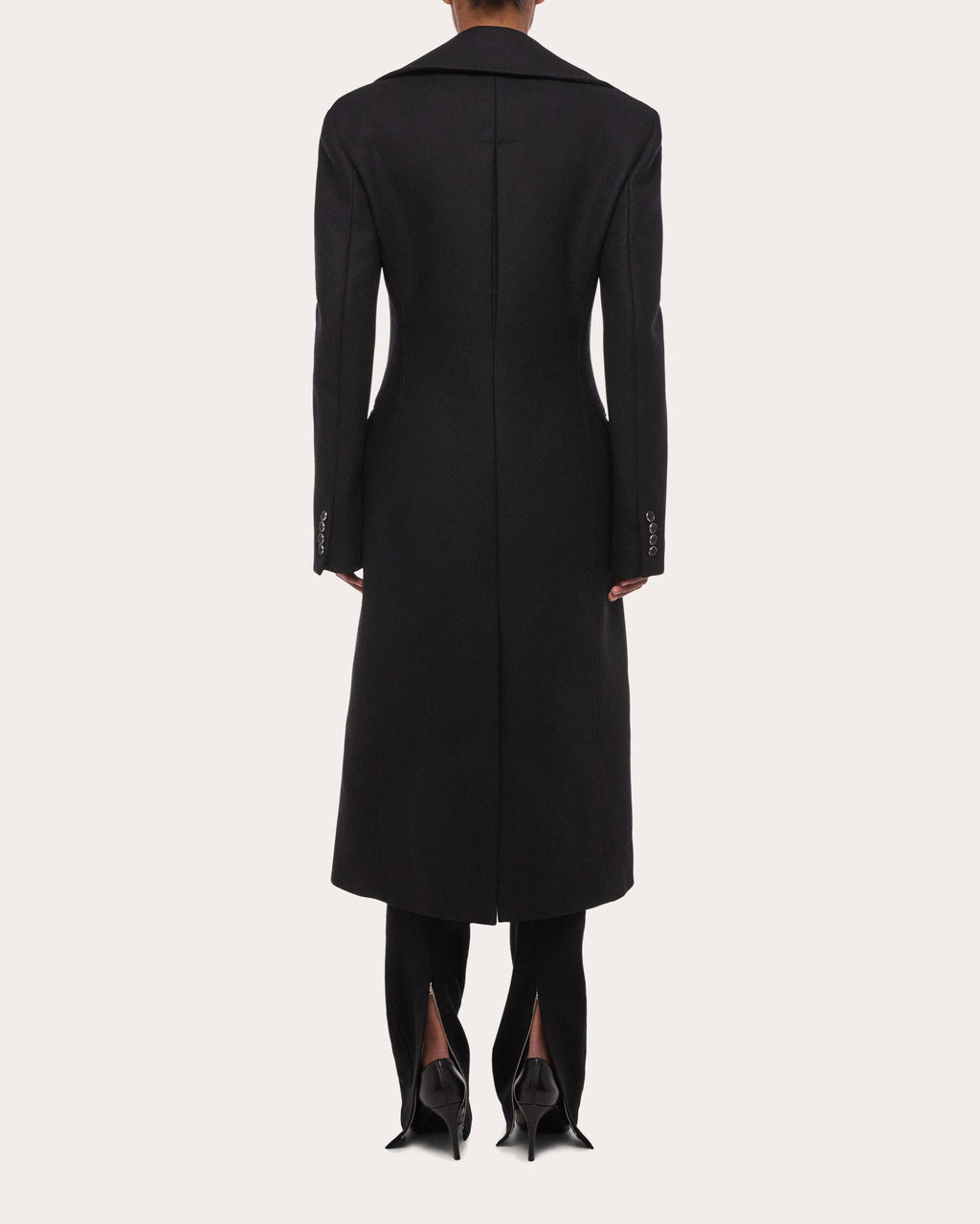 Sculptural Twill Coat