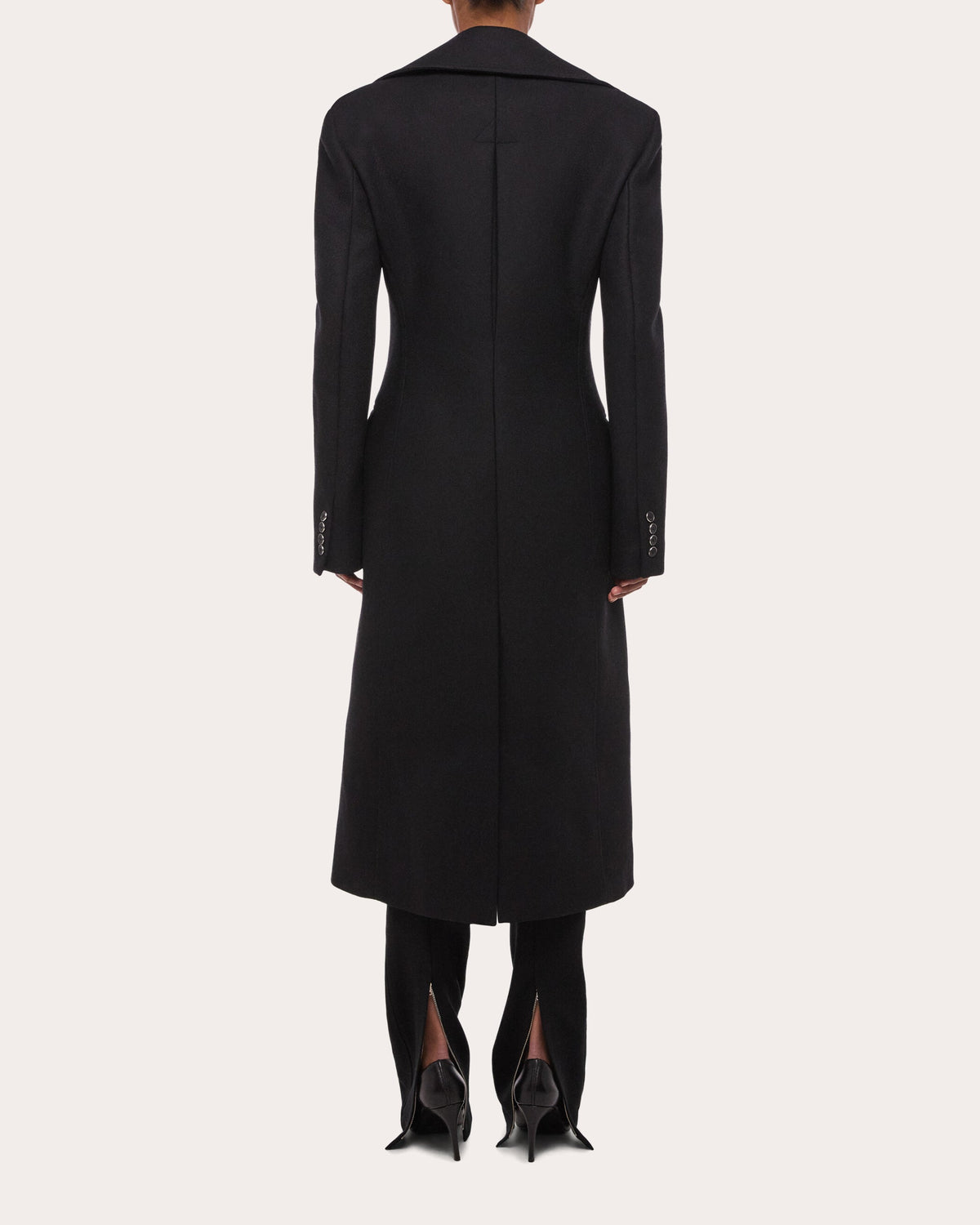 Sculptural Twill Coat