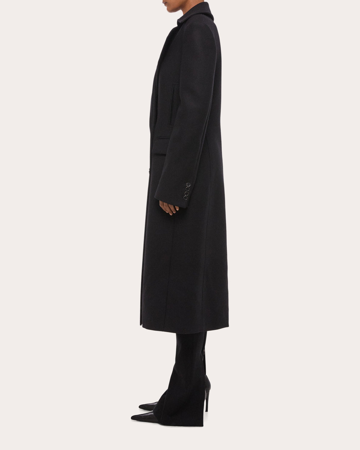 Sculptural Twill Coat