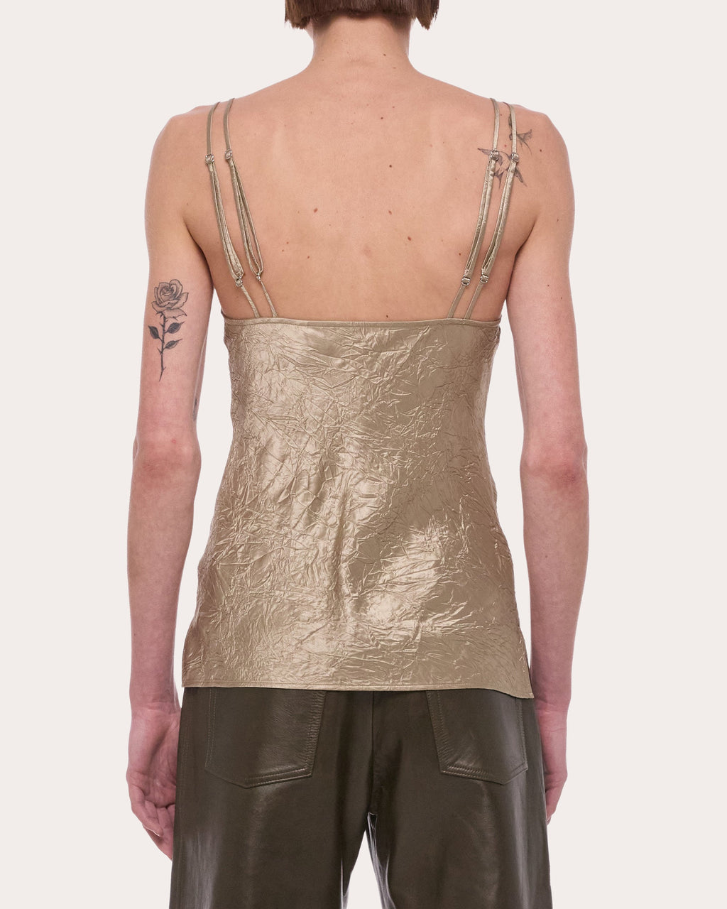Crinkle Slip Tank Top