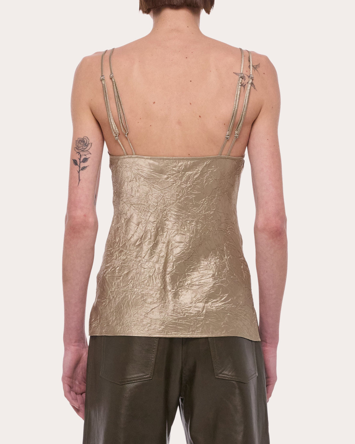Crinkle Slip Tank Top