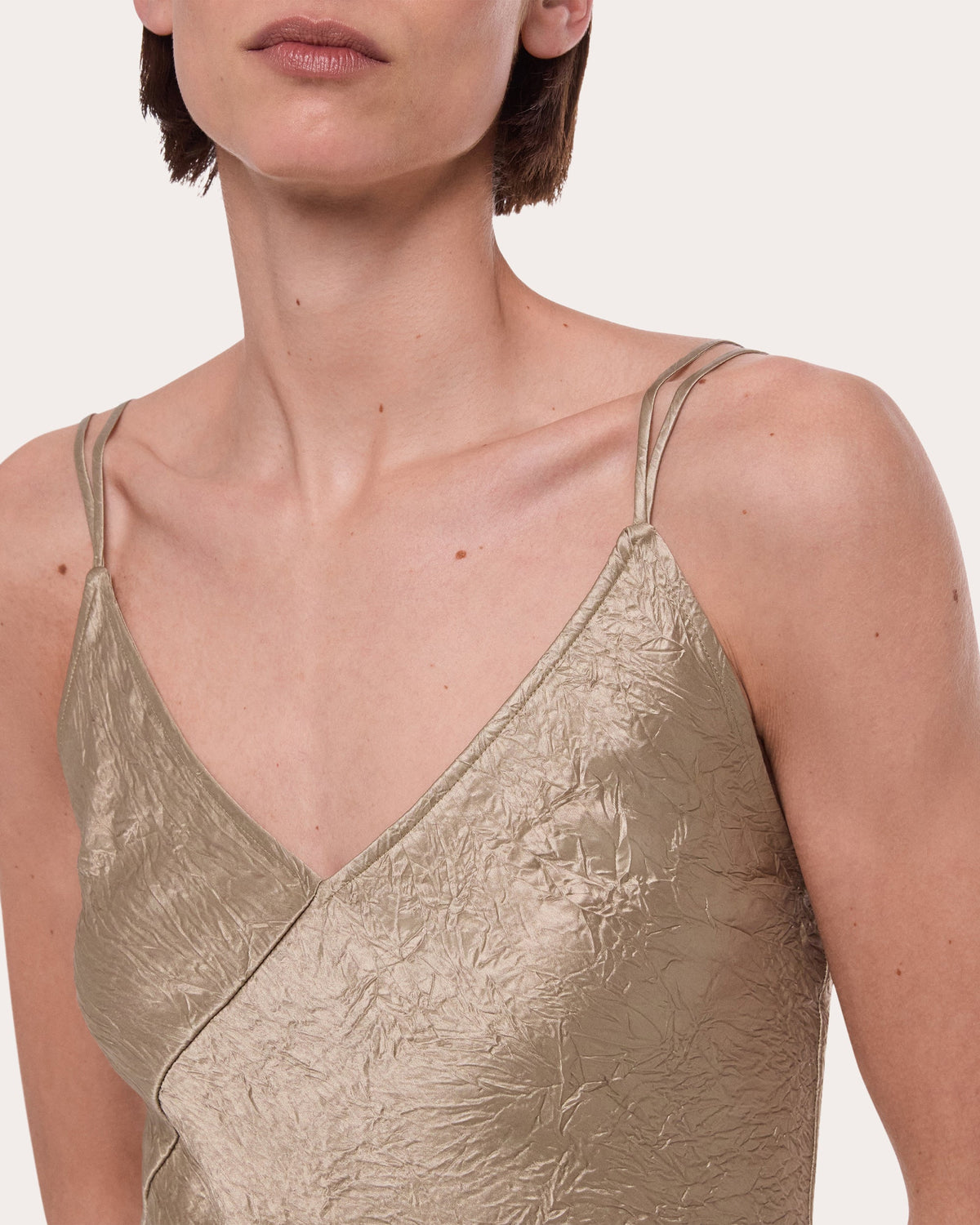 Crinkle Slip Tank Top