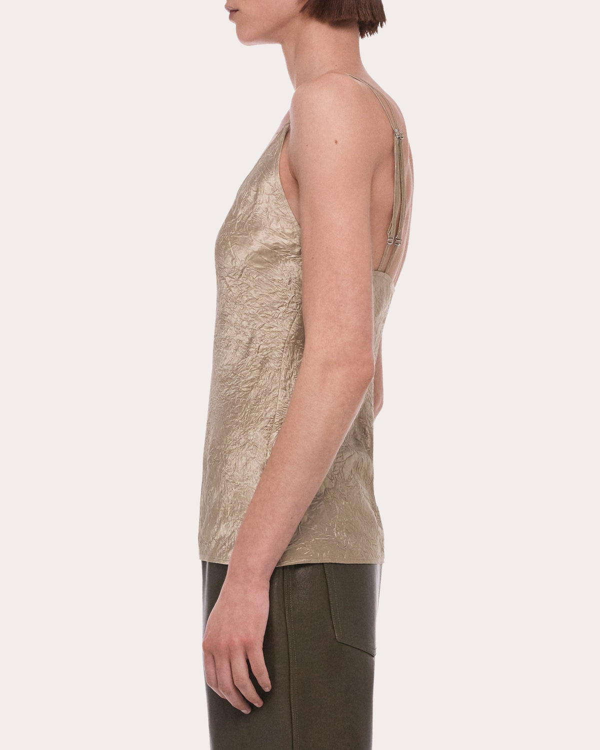 Crinkle Slip Tank Top