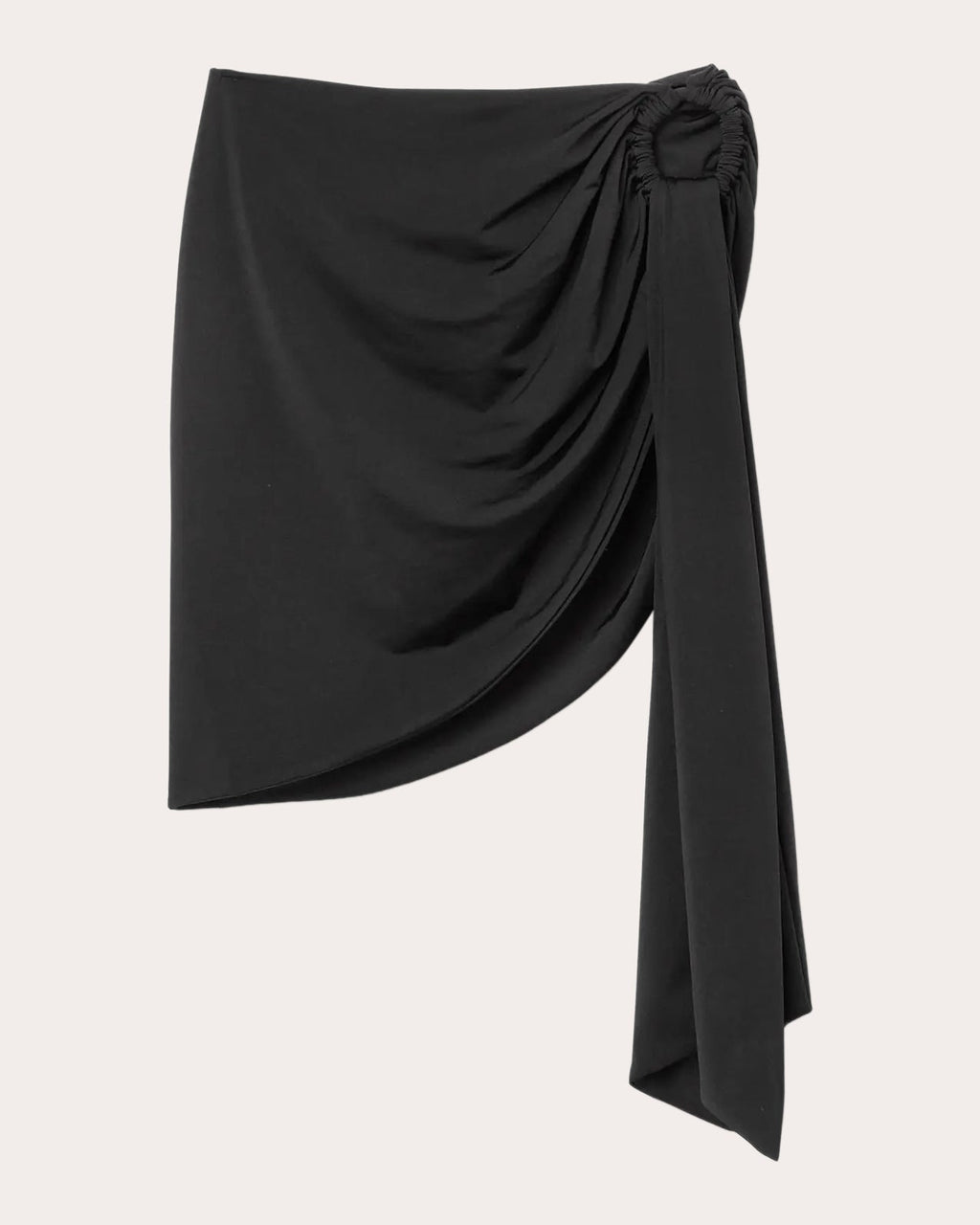 Haven Ruched O-Ring Mini Skirt