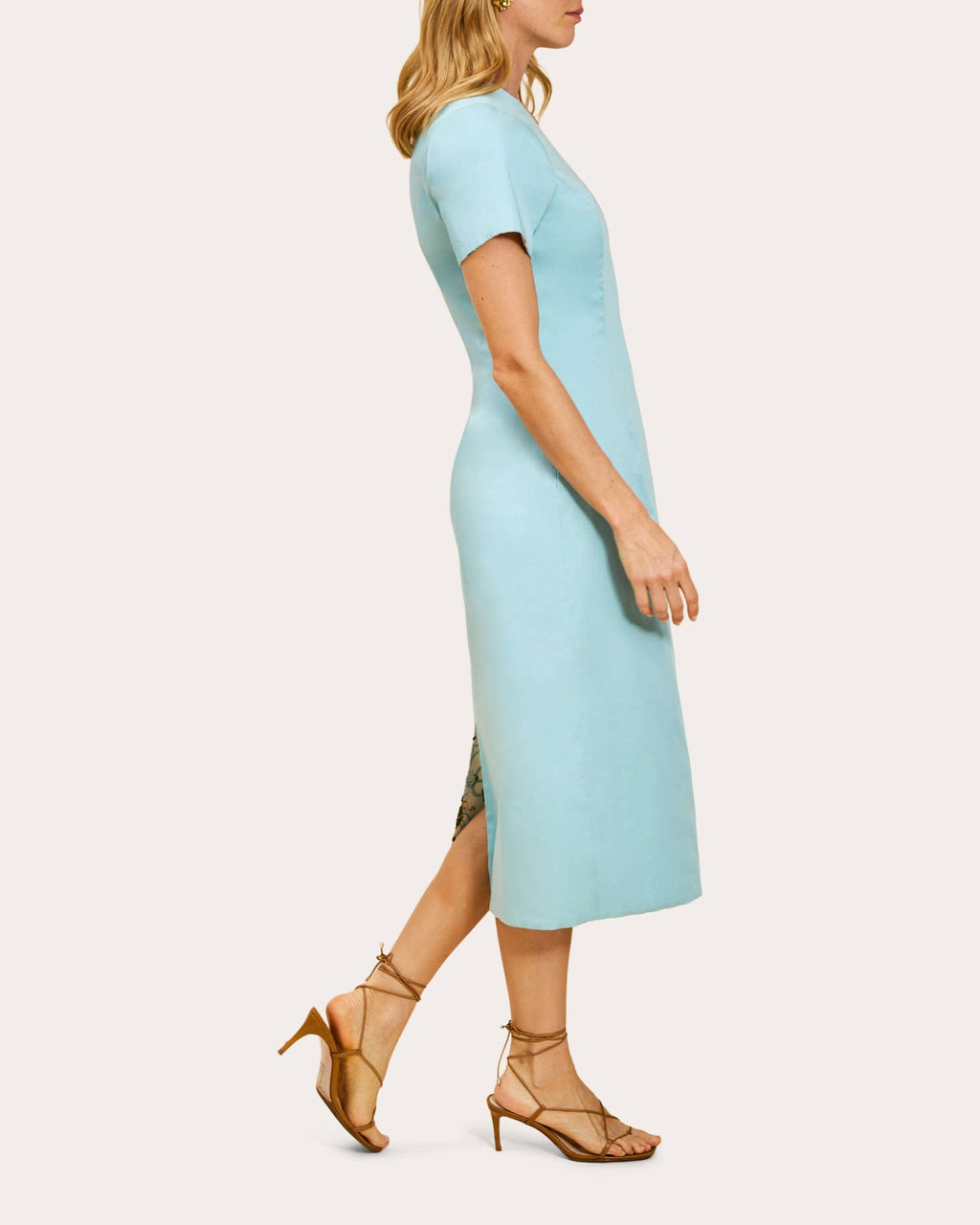 Hampton Reversible Poplin Tailored Midi Dress