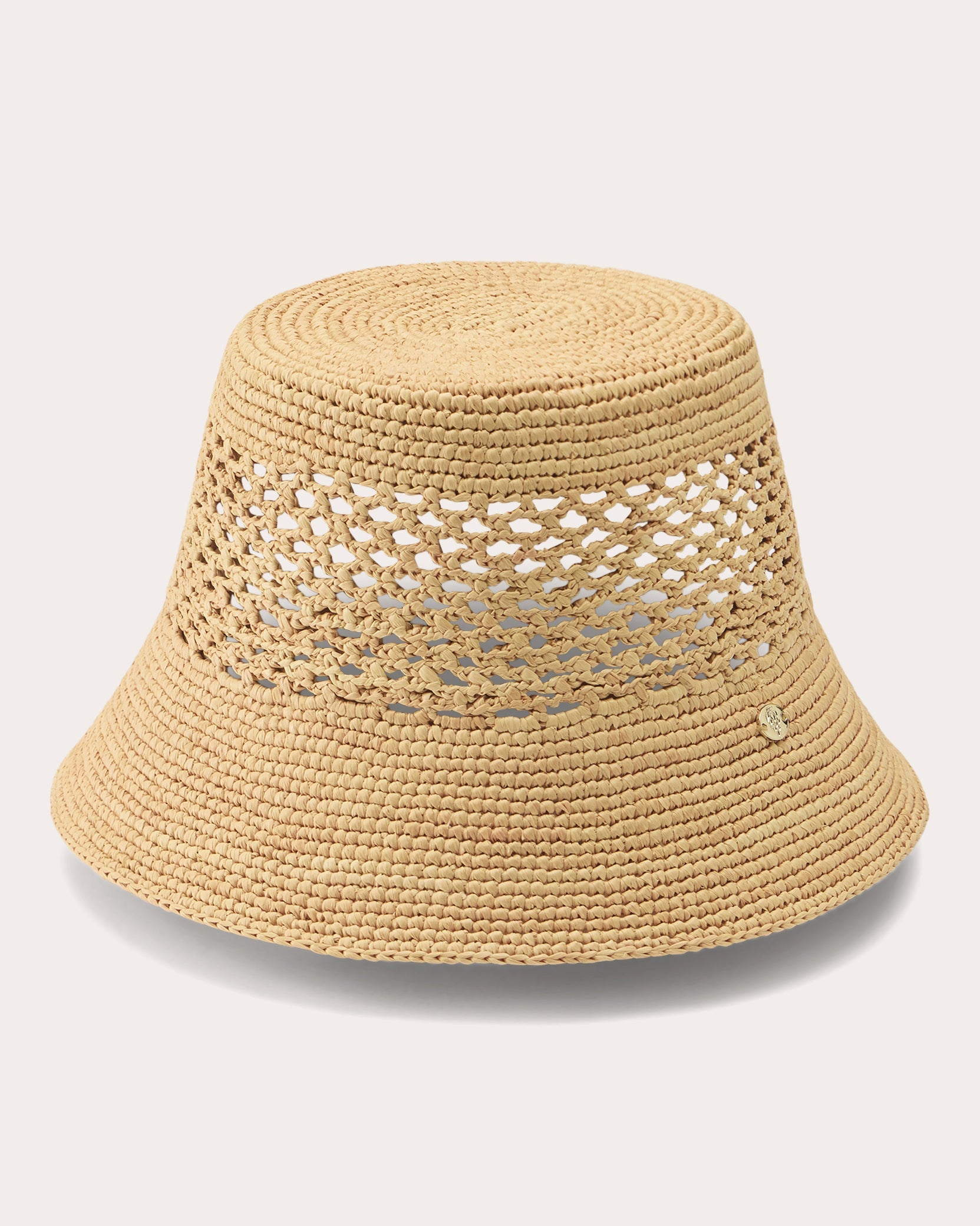 Hana Crocheted Raffia Bucket Hat