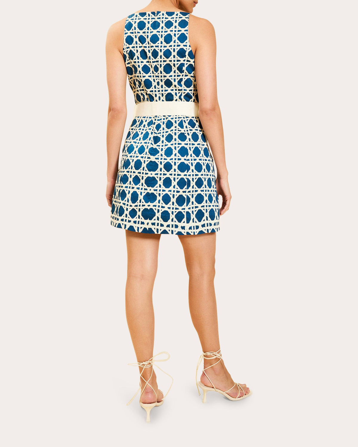 Havana Poplin Belted Mini Dress