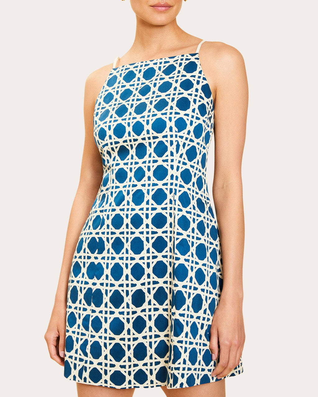 Havana Poplin Belted Mini Dress
