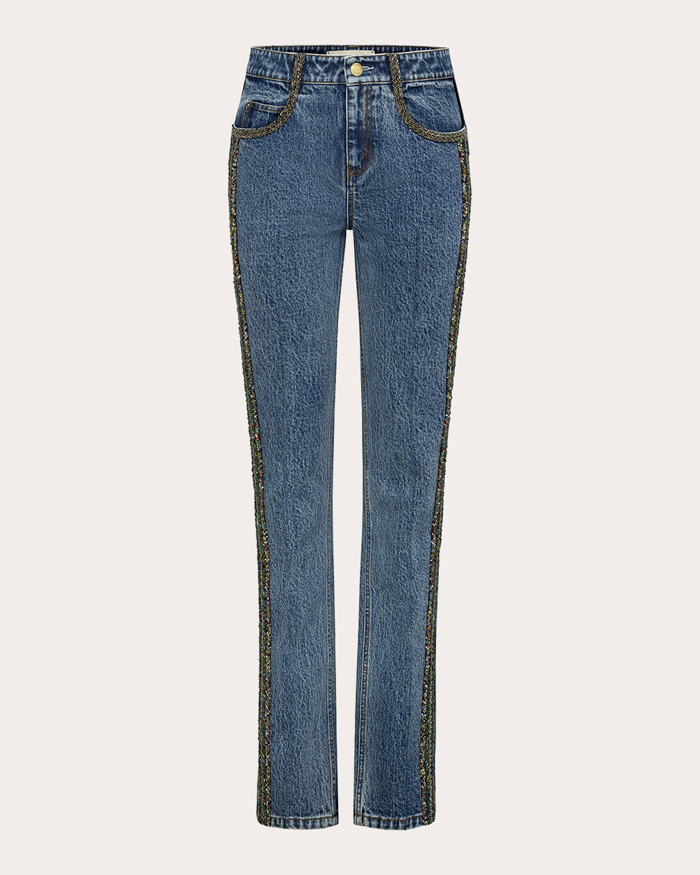 Arlo Beaded Skinny Jeans