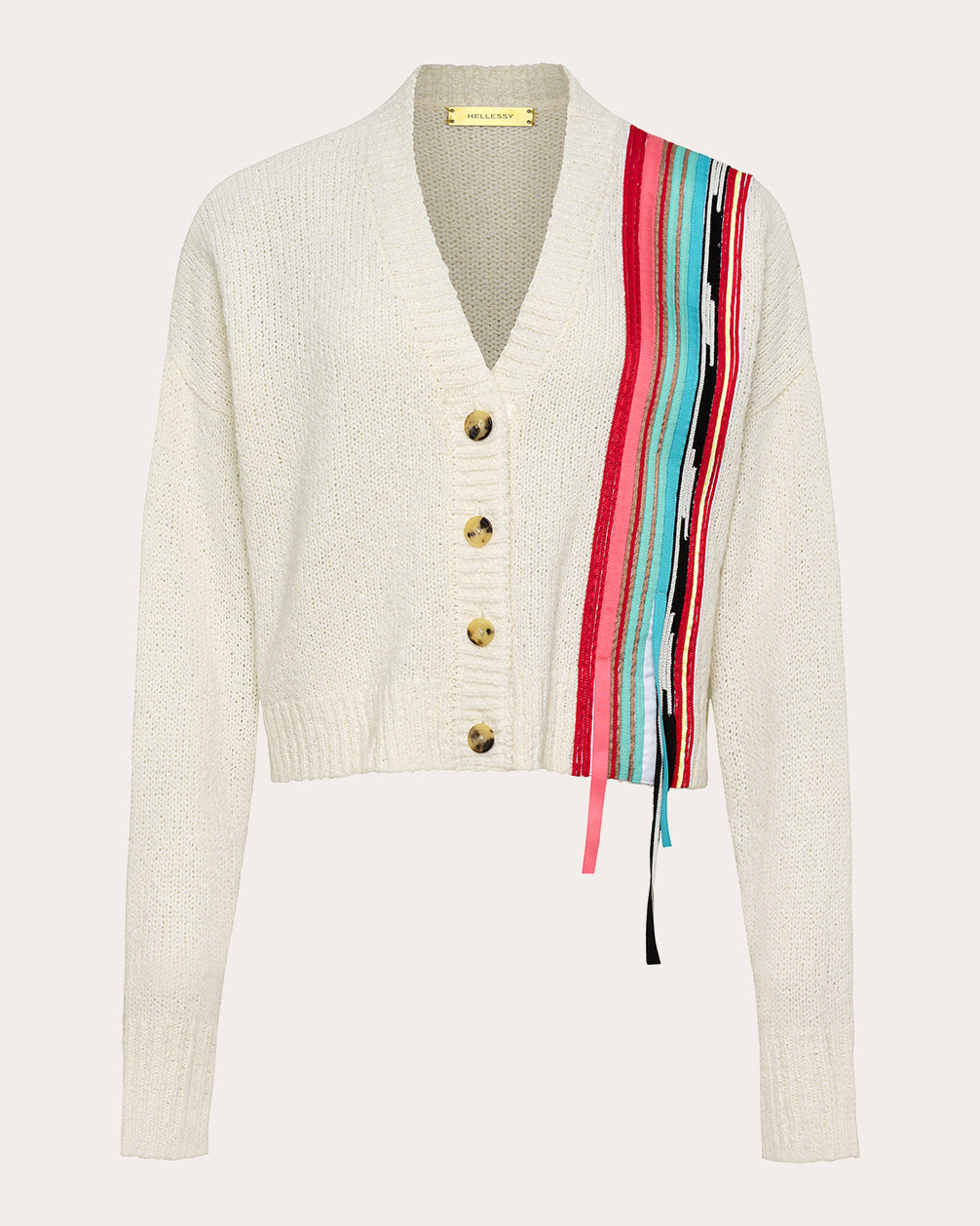 Kane Knit Grosgrain Ribbon Cardigan