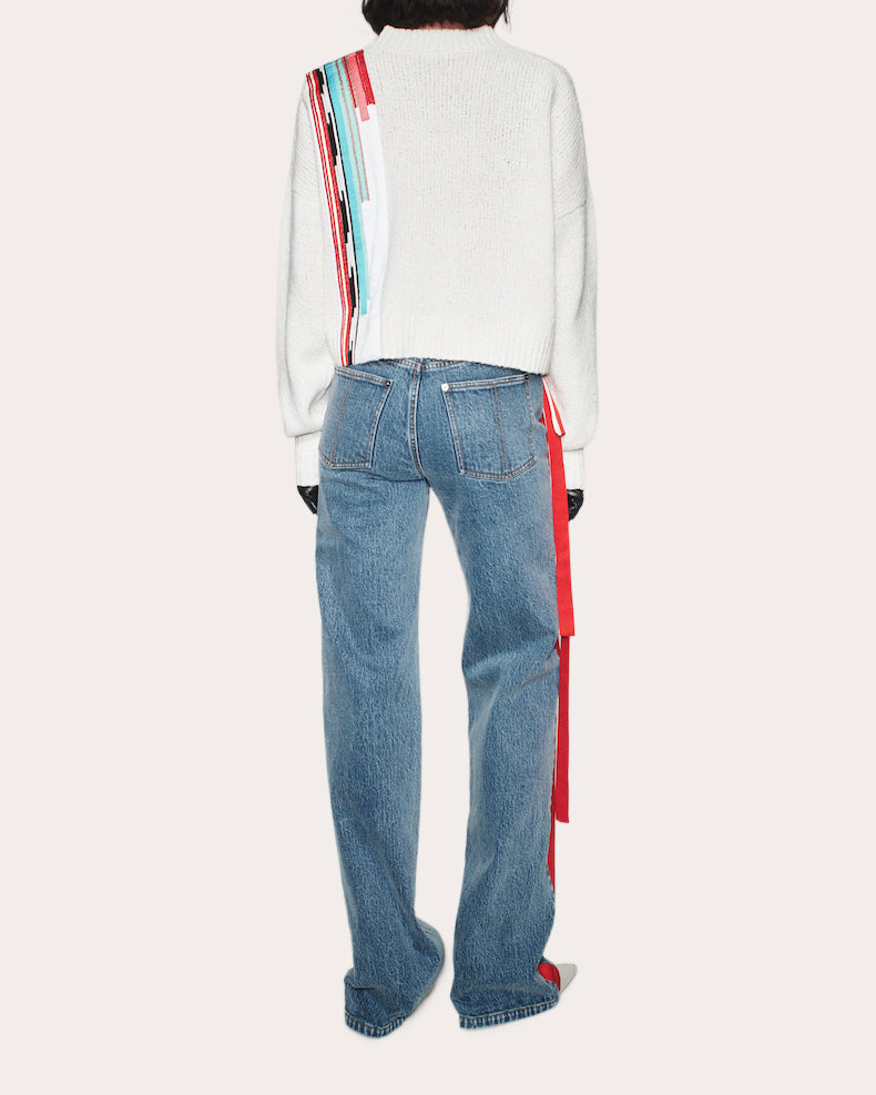 Kane Knit Grosgrain Ribbon Cardigan
