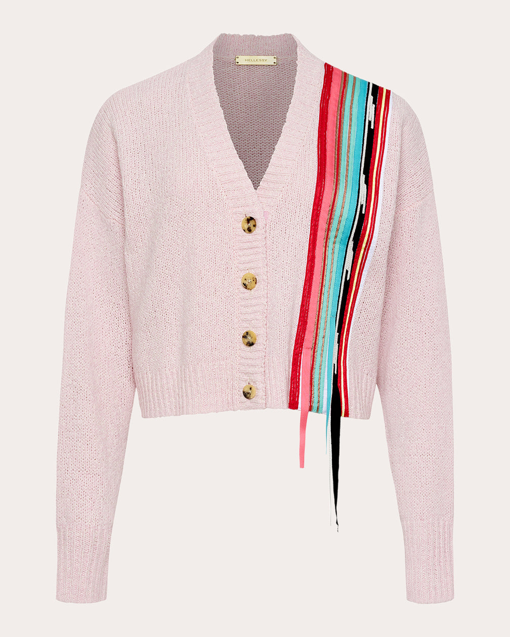 Kane Knit Grosgrain Ribbon Cardigan