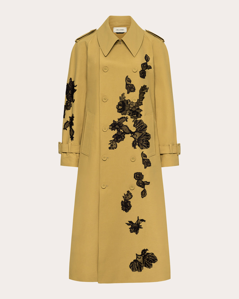 Vaughn Tattoo Lace Trench Coat