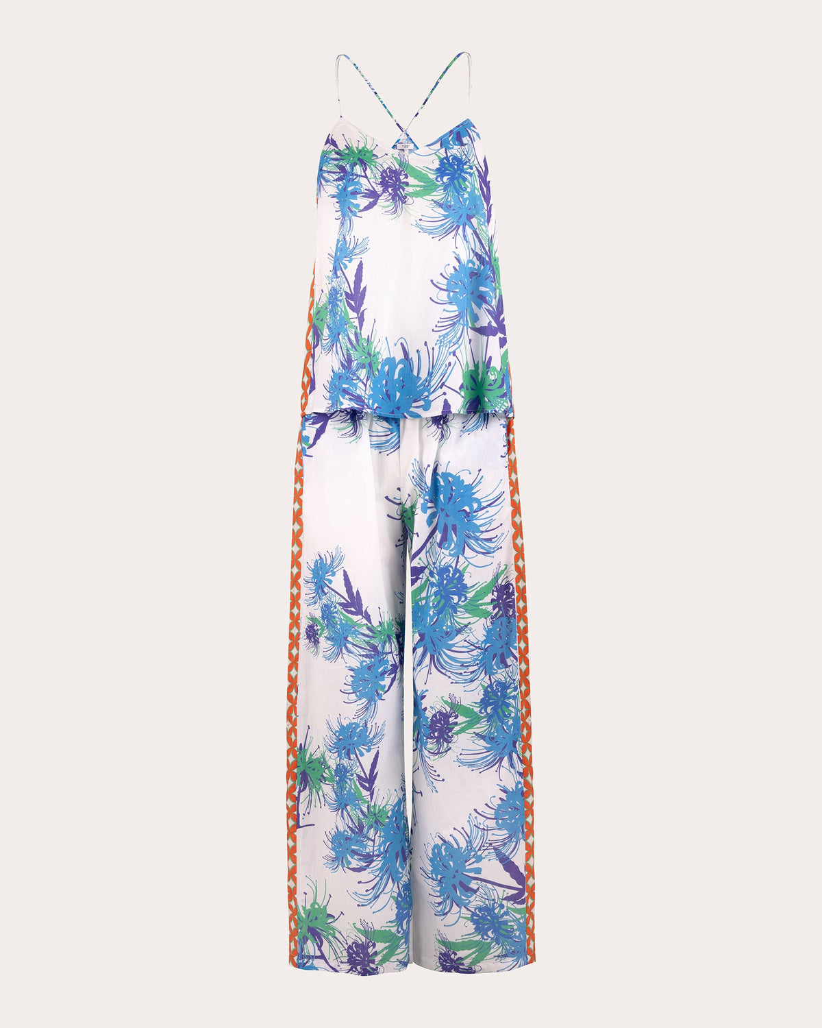 Tio Higa Silk Pants Set