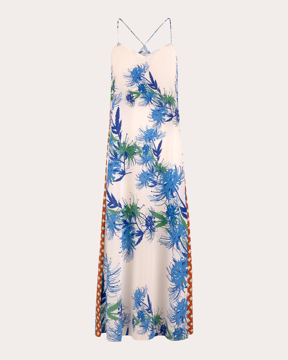 Tomo Higa Silk Maxi Slip Dress