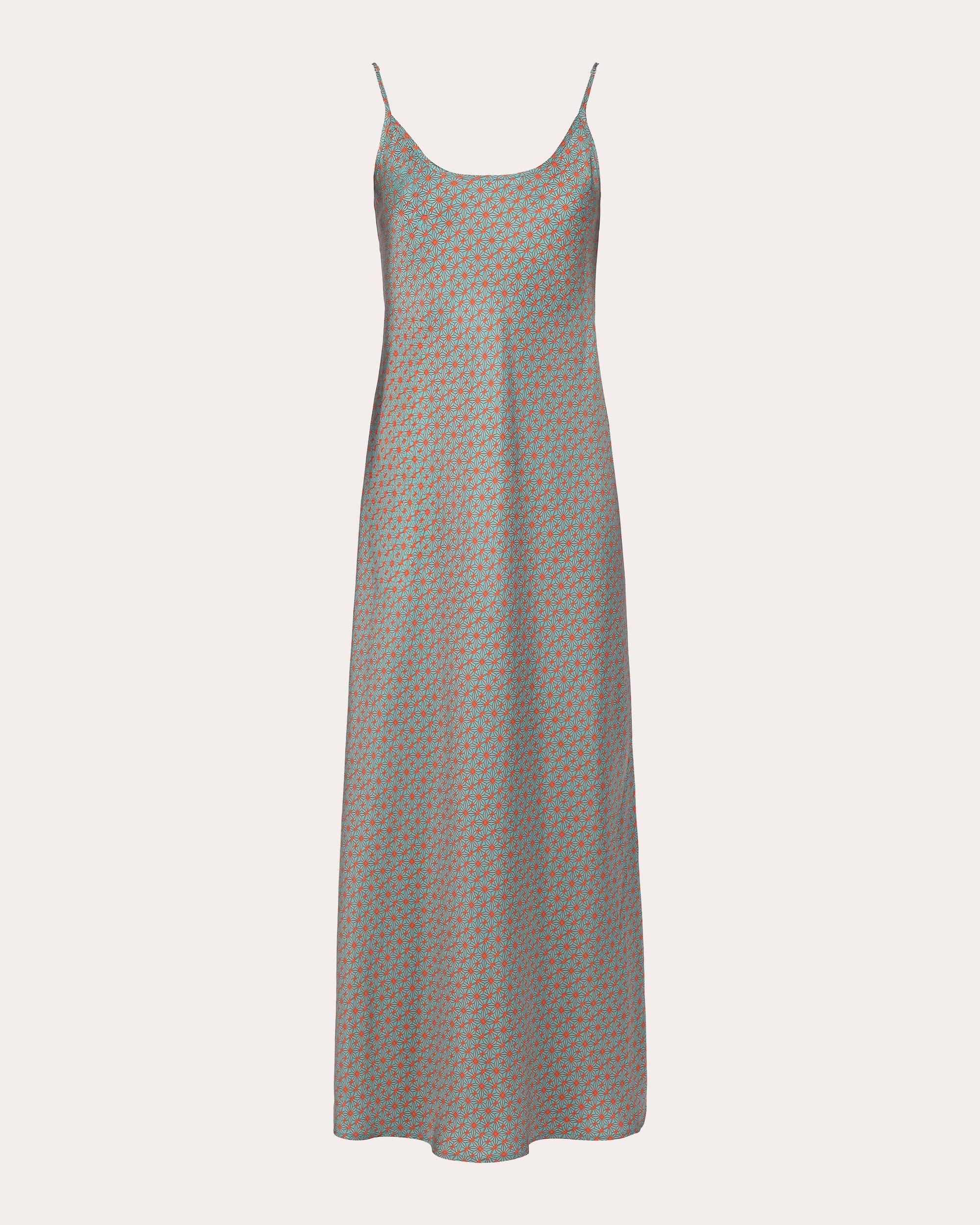 Edo Hoshi Silk Maxi Slip Dress