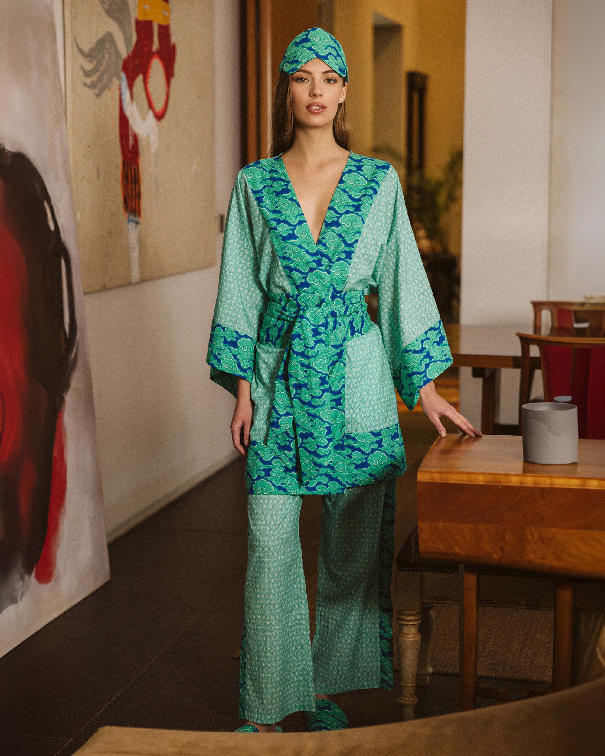 Osaka Hoshi Cotton Kimono