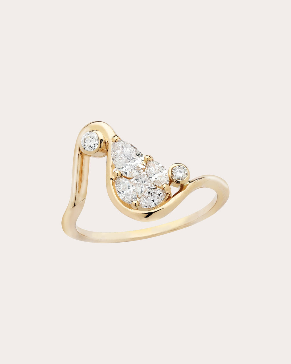 Diamond Illusion Dot Ring