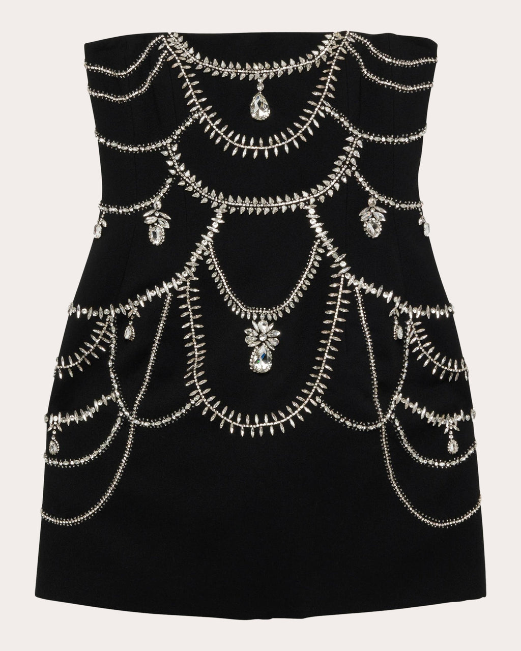 Arta Crystal-Embellished Cady Mini Dress