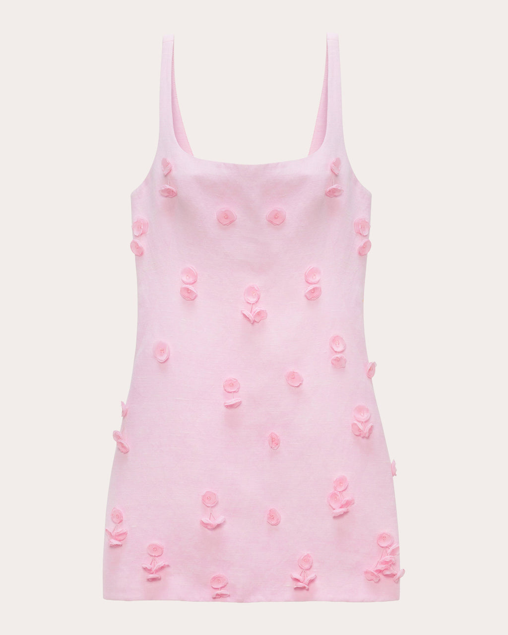 Cailinn Floral Appliqué Structured Mini Dress