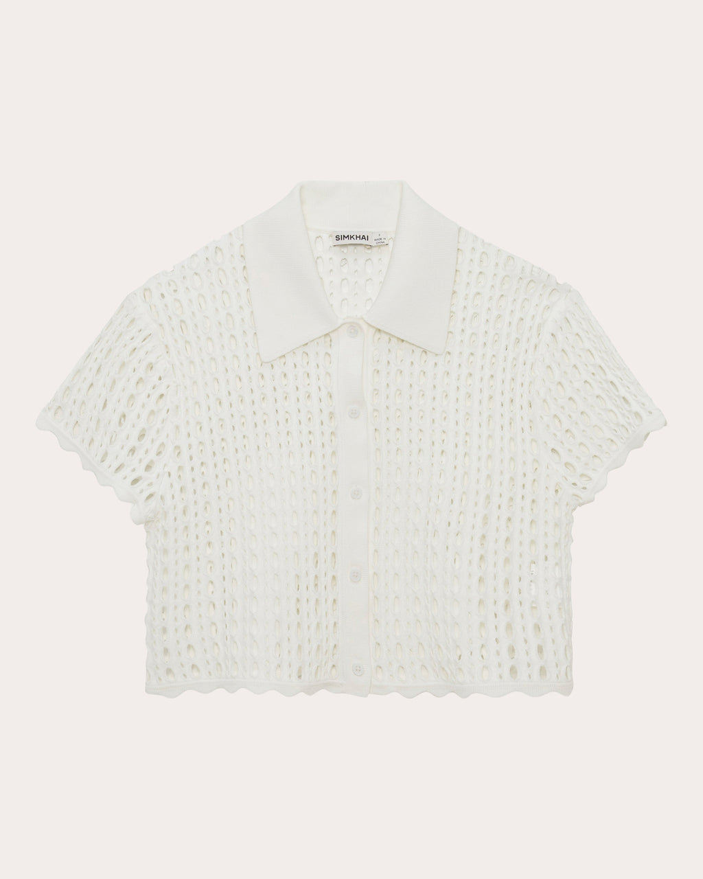 Arlan Eyelet Stitch Camp Shirt