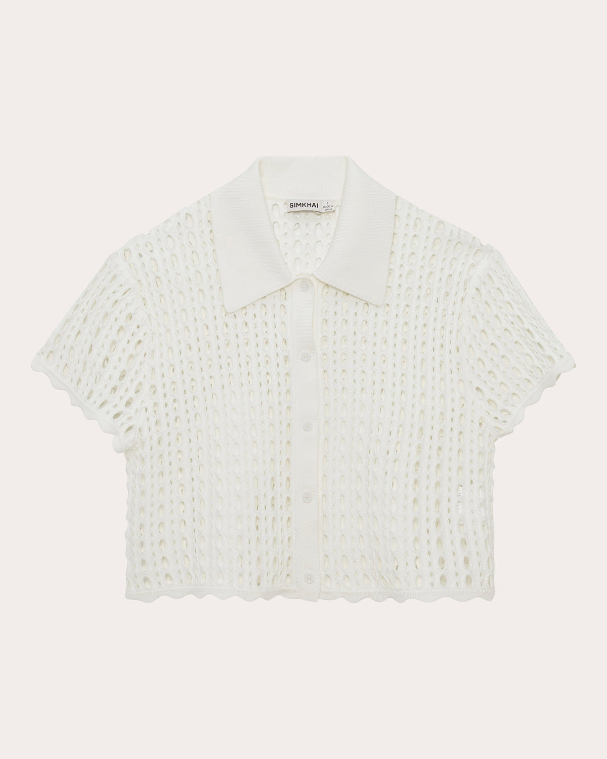 Arlan Eyelet Stitch Camp Shirt