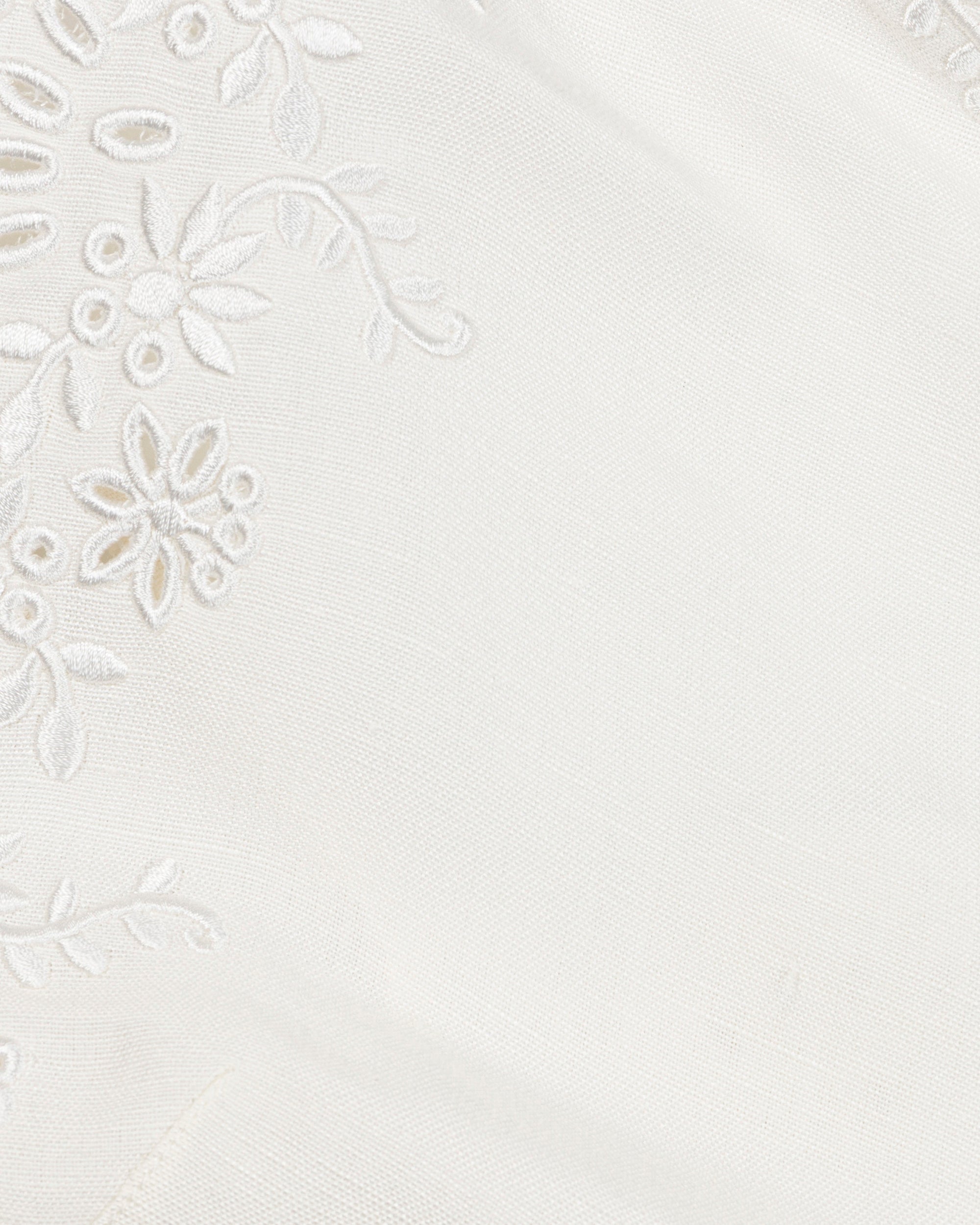 Edena Embroidered Linen Mini Dress