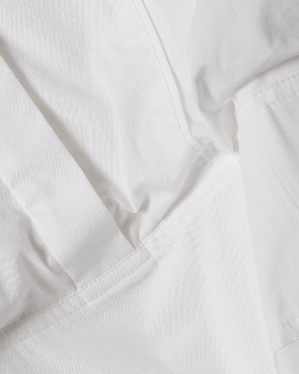 Effie Poplin Bubble-Hem Mini Shirt Dress